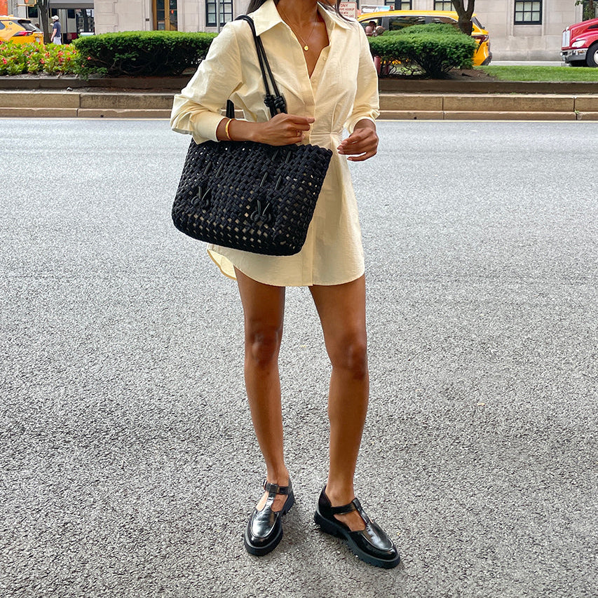 EMILIO FLATS MIDNIGHT CRINKLE PATENT LEATHER - Image 4