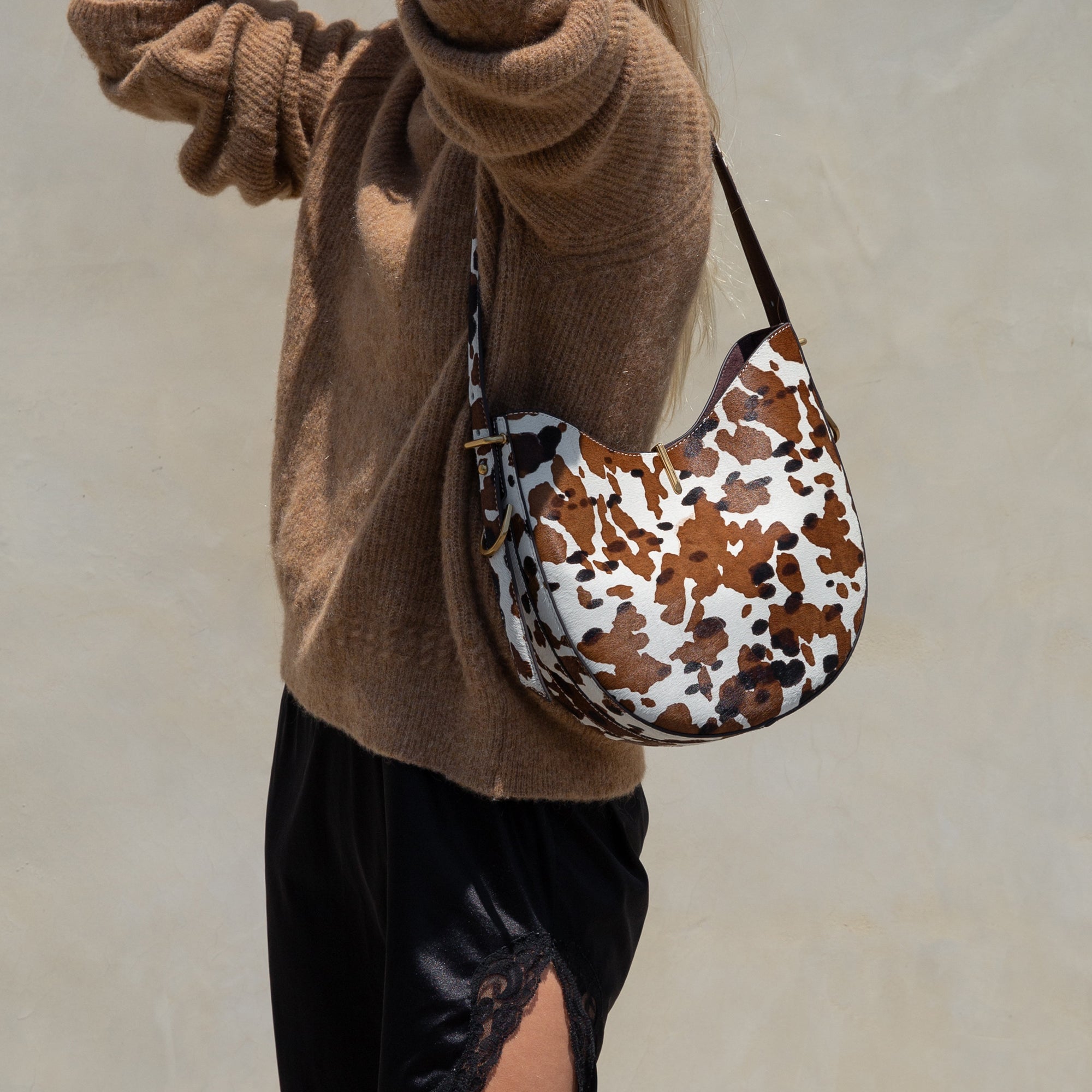 BREE SHOULDER BAG COCOA CALF HAIR - Image 6