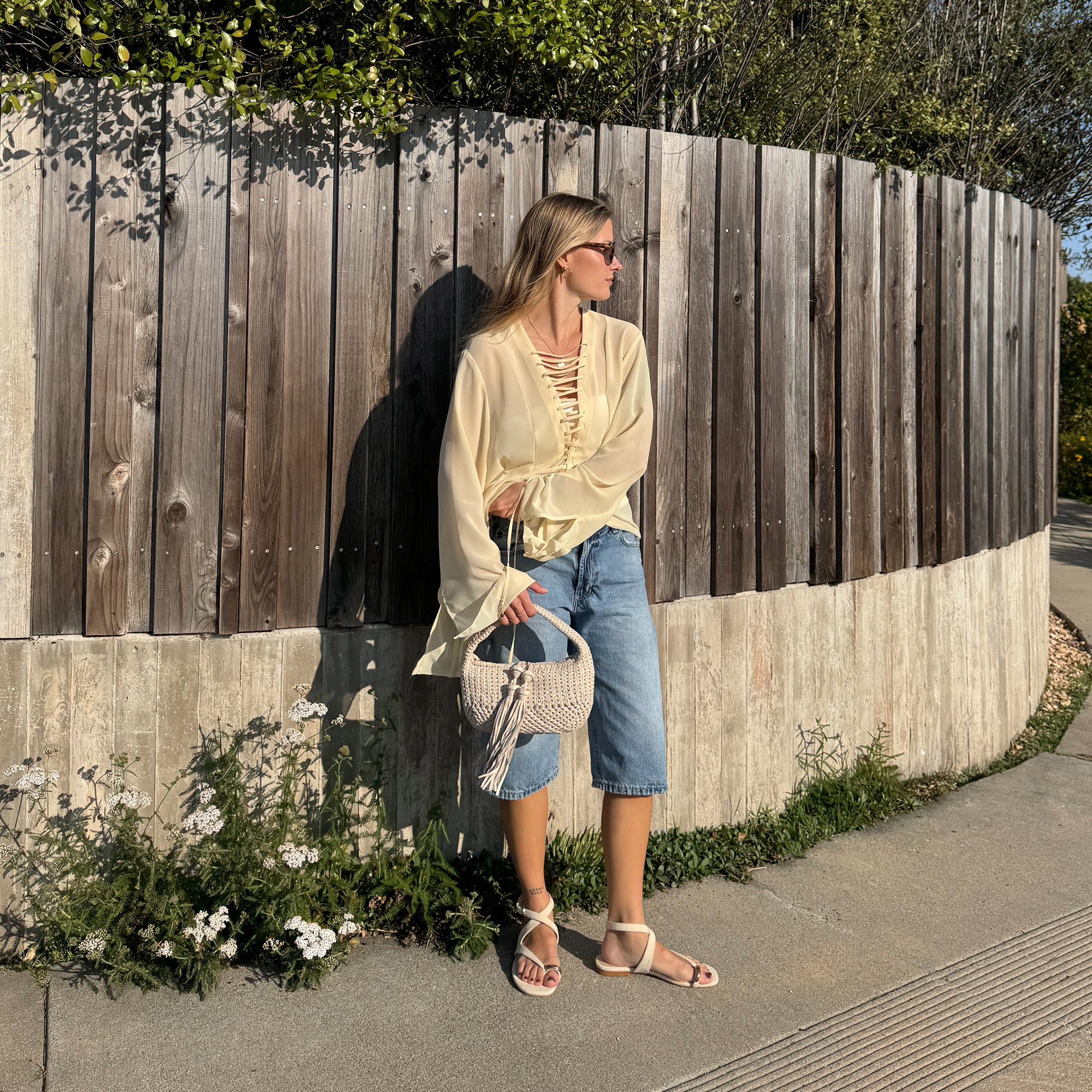EARLA SANDALS NATURAL SUEDE - Image 4