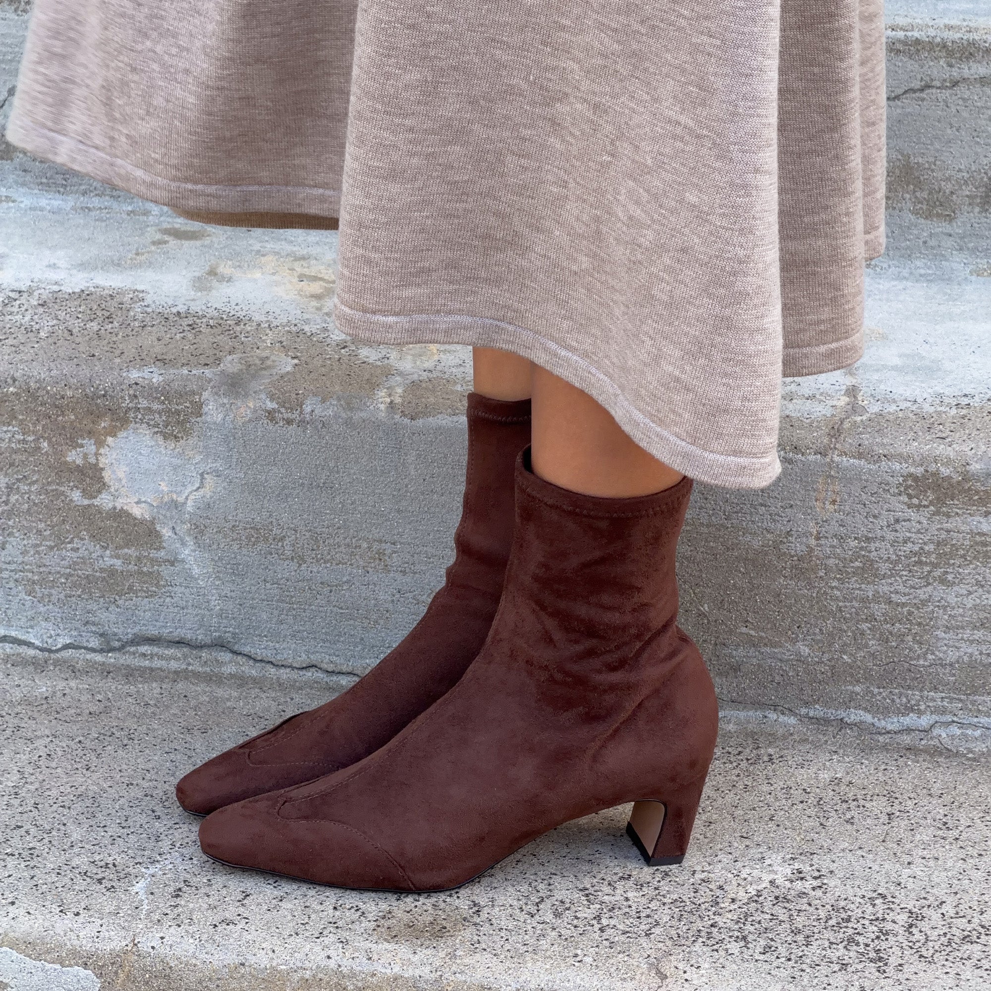 ANIKA BOOTS DK BROWN STELLA SUEDE - Image 2