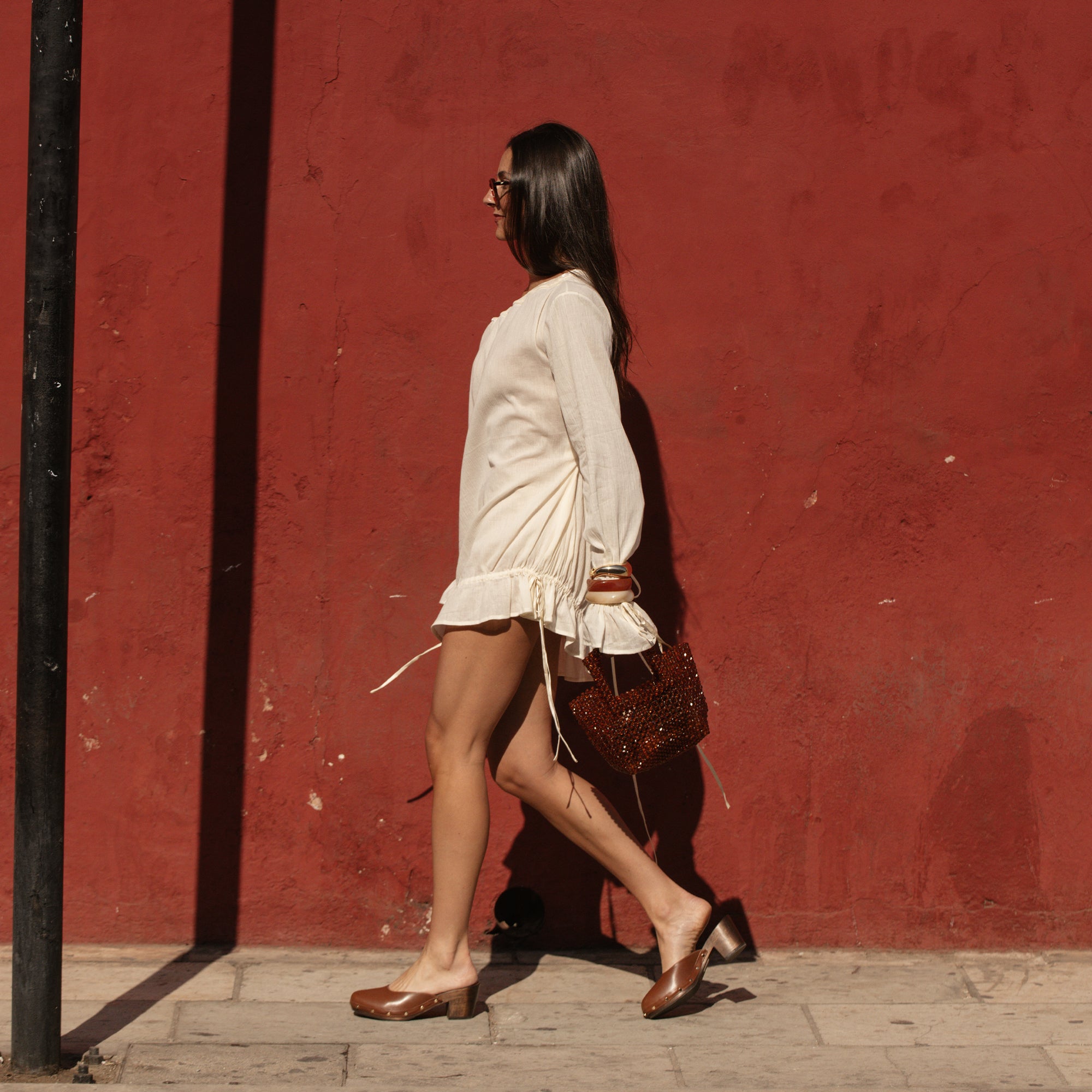 CAMYN HEELS BROWN LEATHER - Image 4