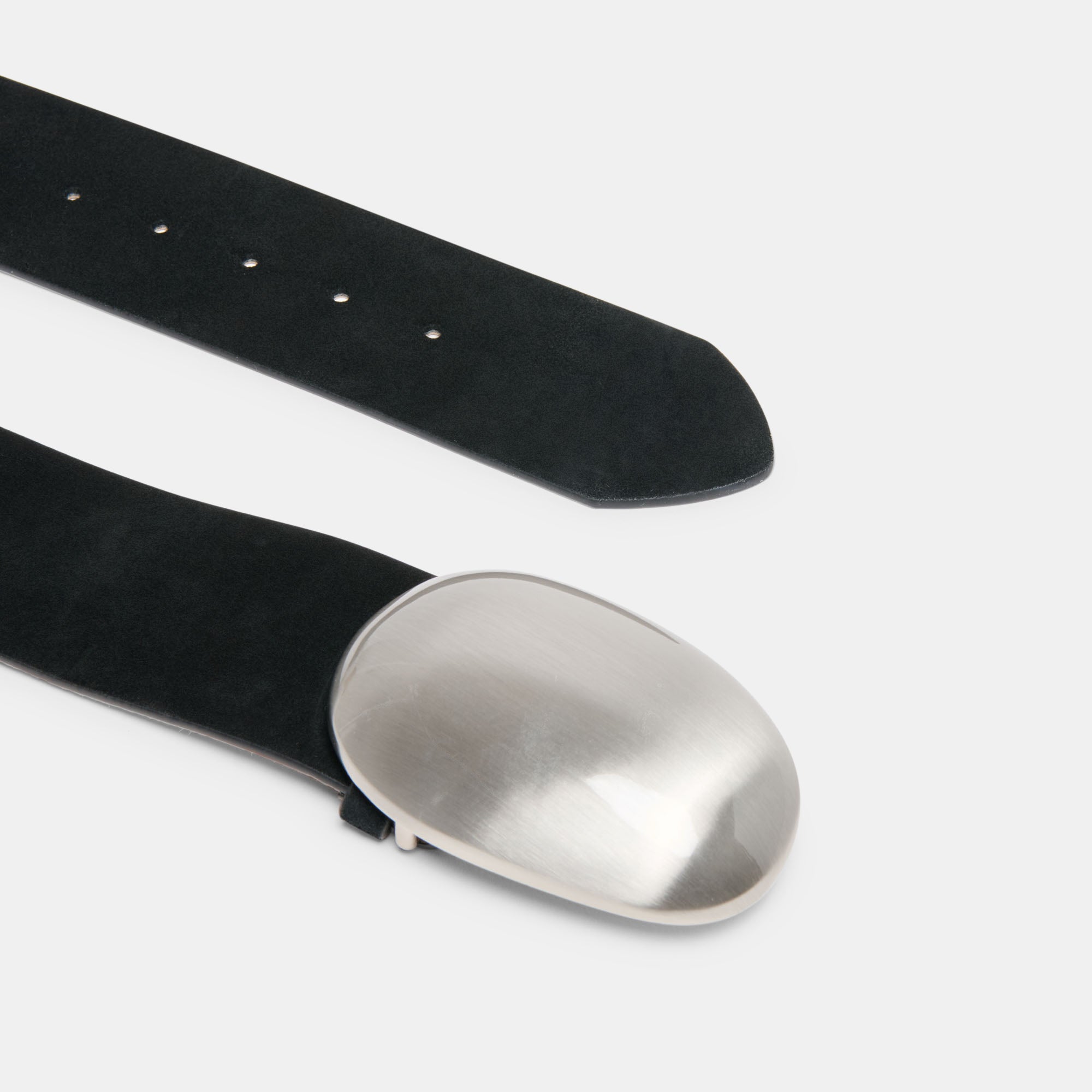 BUBBLE BUCKLE BELT BLACK NICKLE - Image 2