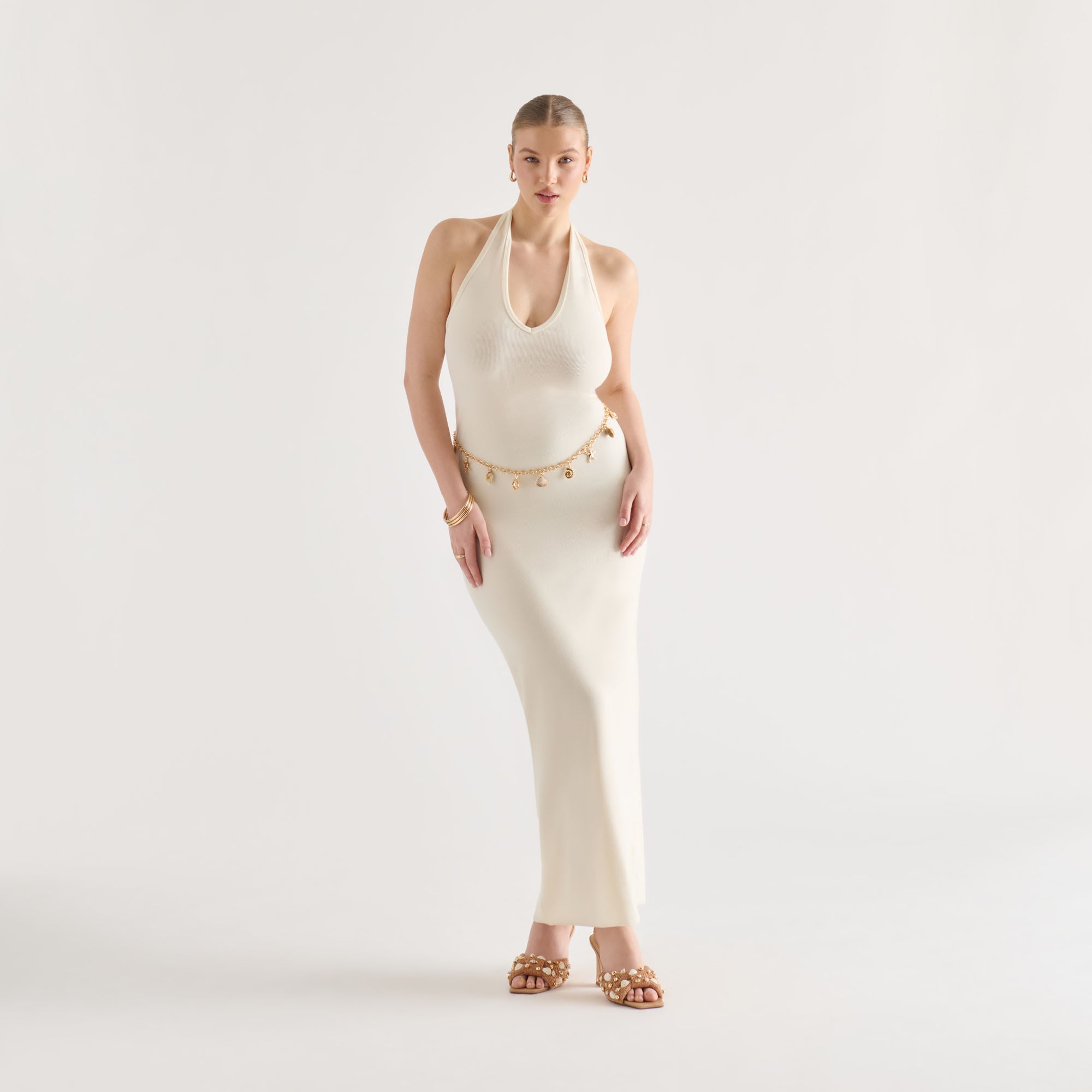 SHELL CHAIN LINK BELT GOLD - Image 4