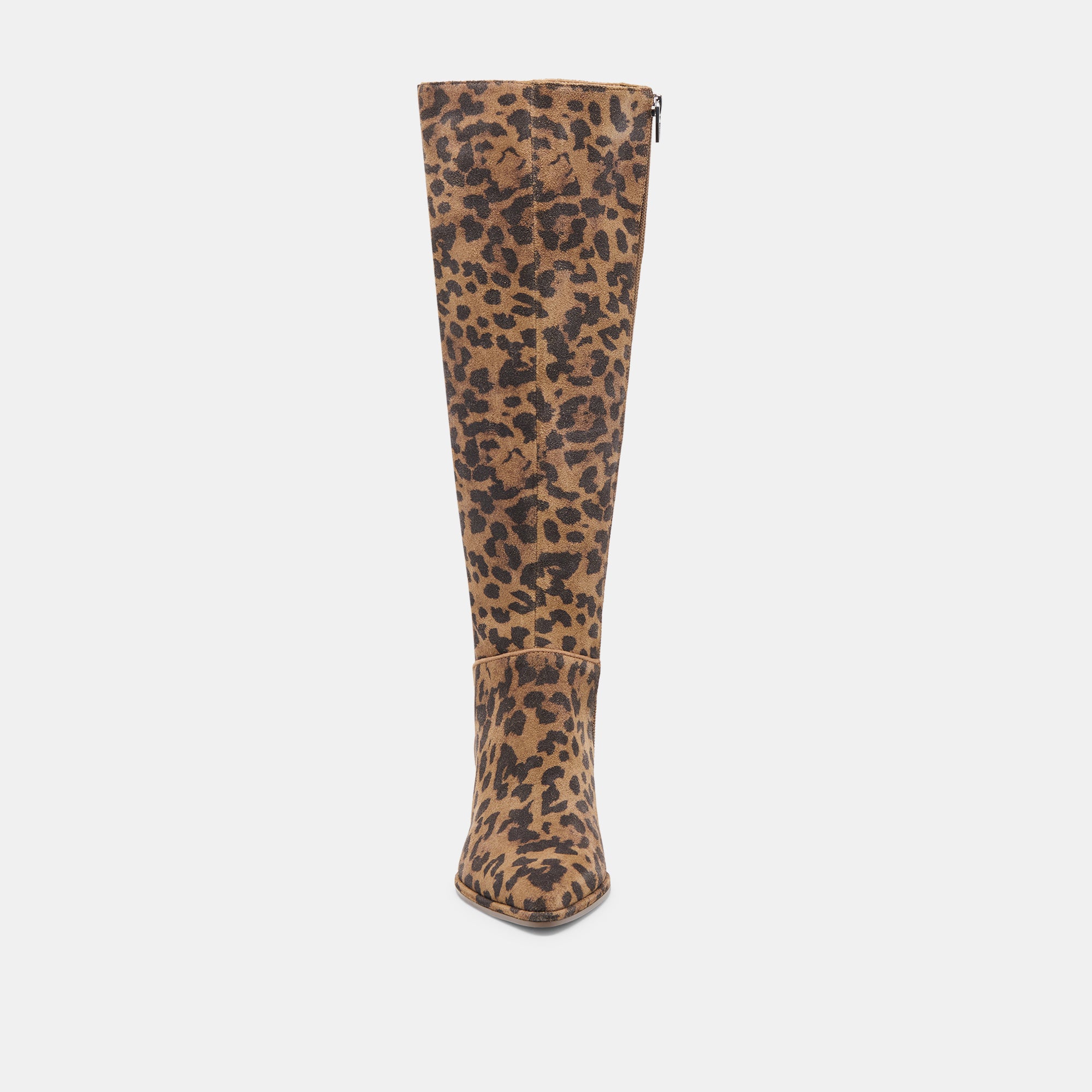 ALDY WIDE CALF BOOTS BROWN LEOPARD PRINTED SUEDE - Image 9