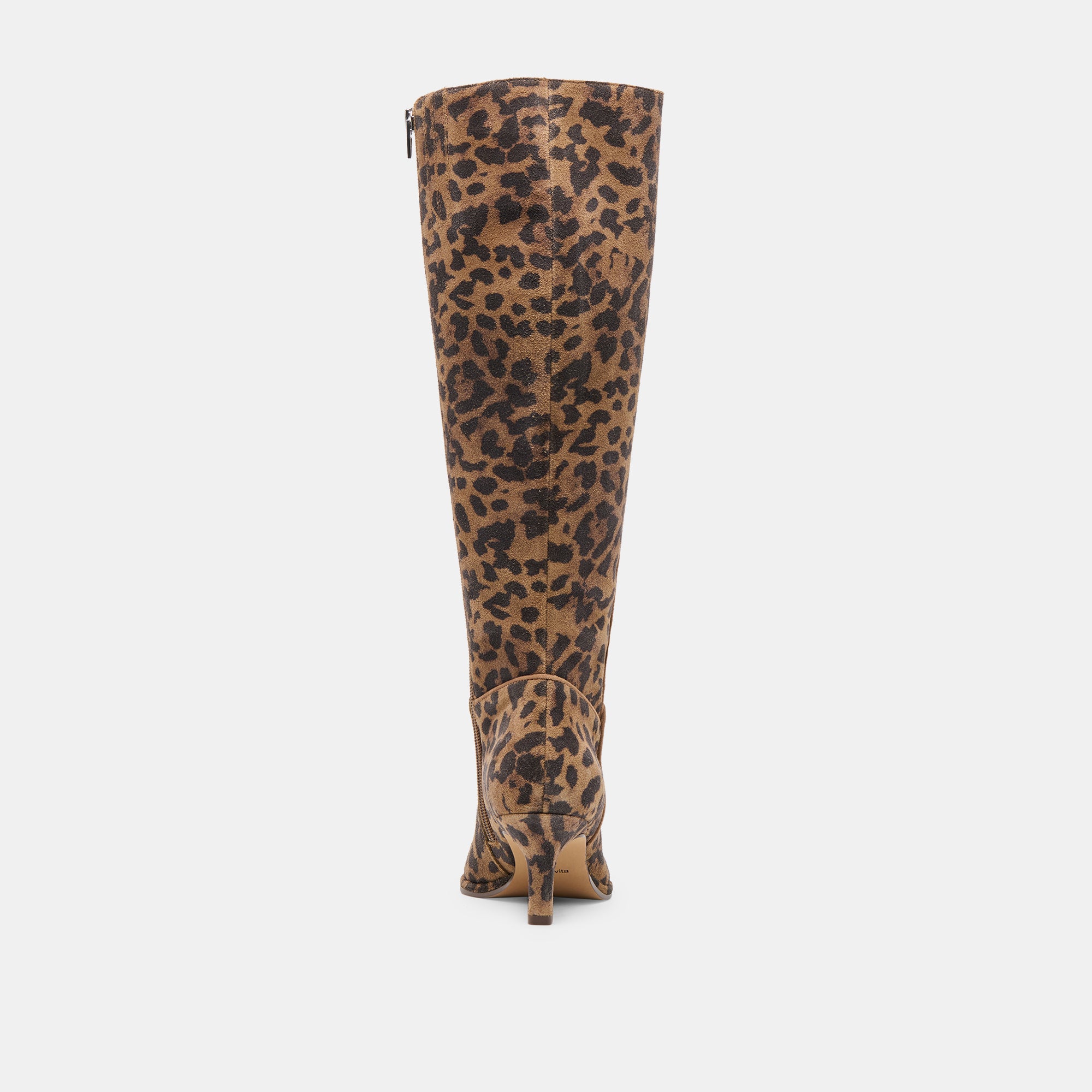 ALDY BOOTS BROWN LEOPARD PRINTED SUEDE - Image 7