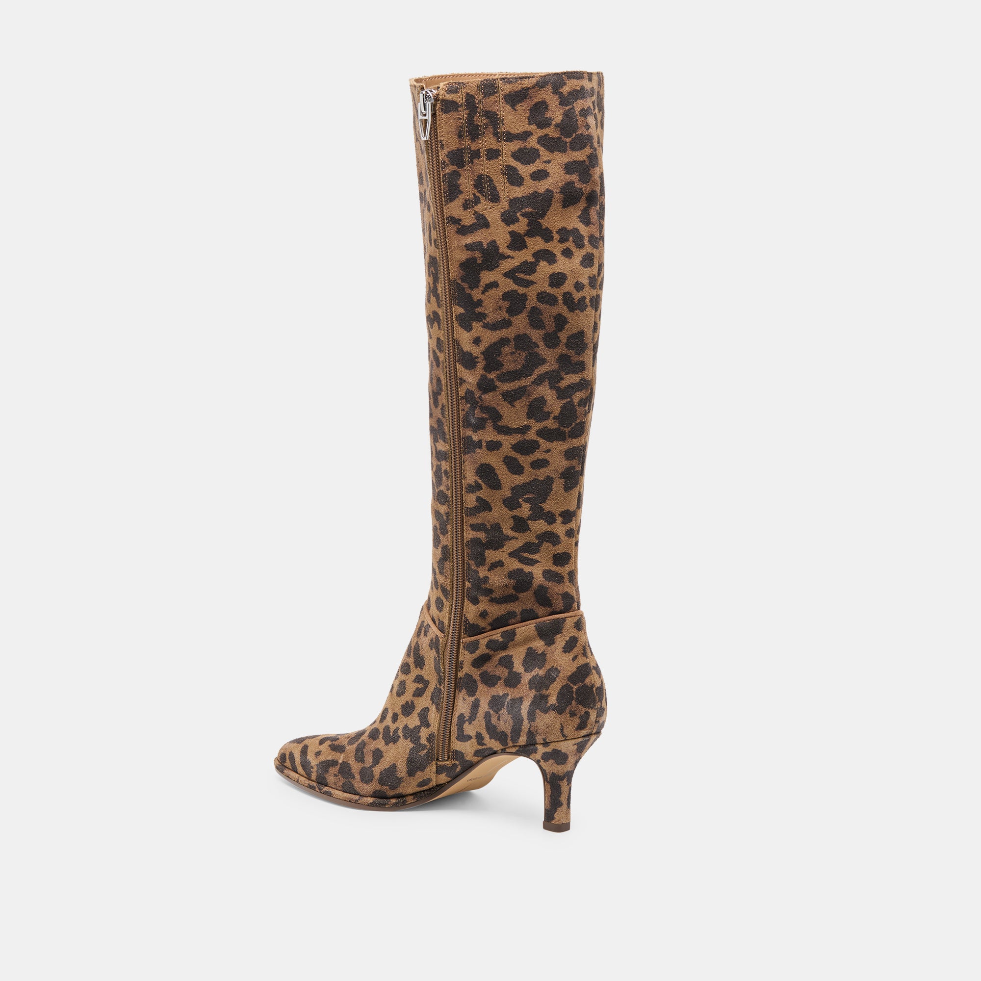 ALDY BOOTS BROWN LEOPARD PRINTED SUEDE - Image 5