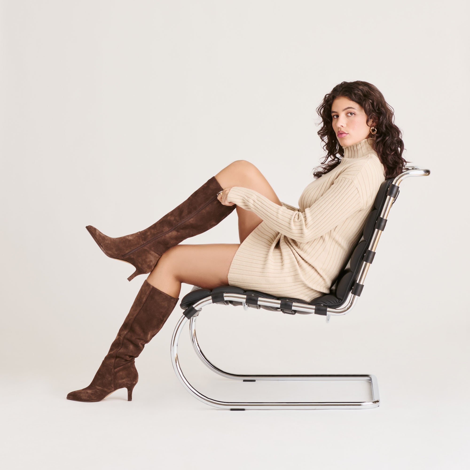 ALDY BOOTS DK BROWN SUEDE - Image 4