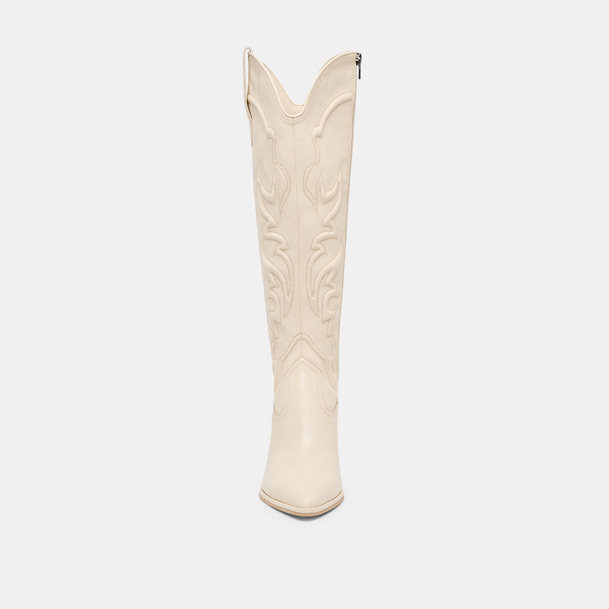 ALISA BOOTS CREME LEATHER - Image 9