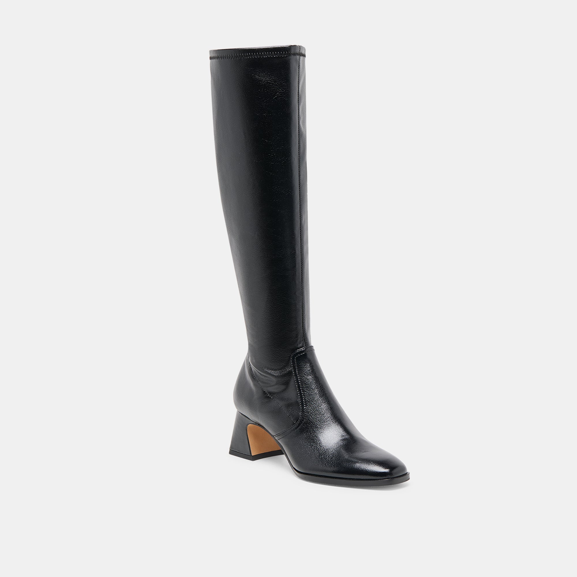 ALIVIA BOOTS BLACK LEATHER - Image 3