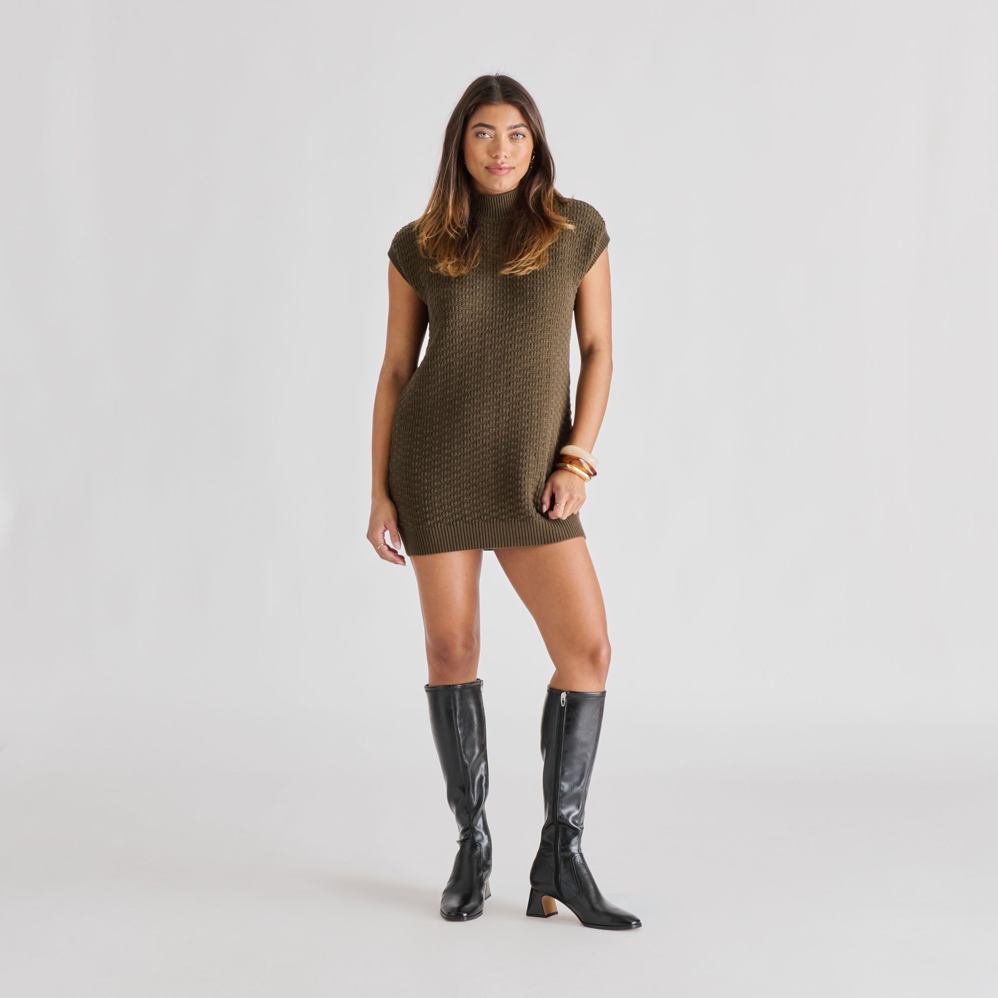 ALIVIA BOOTS BLACK LEATHER - Image 4