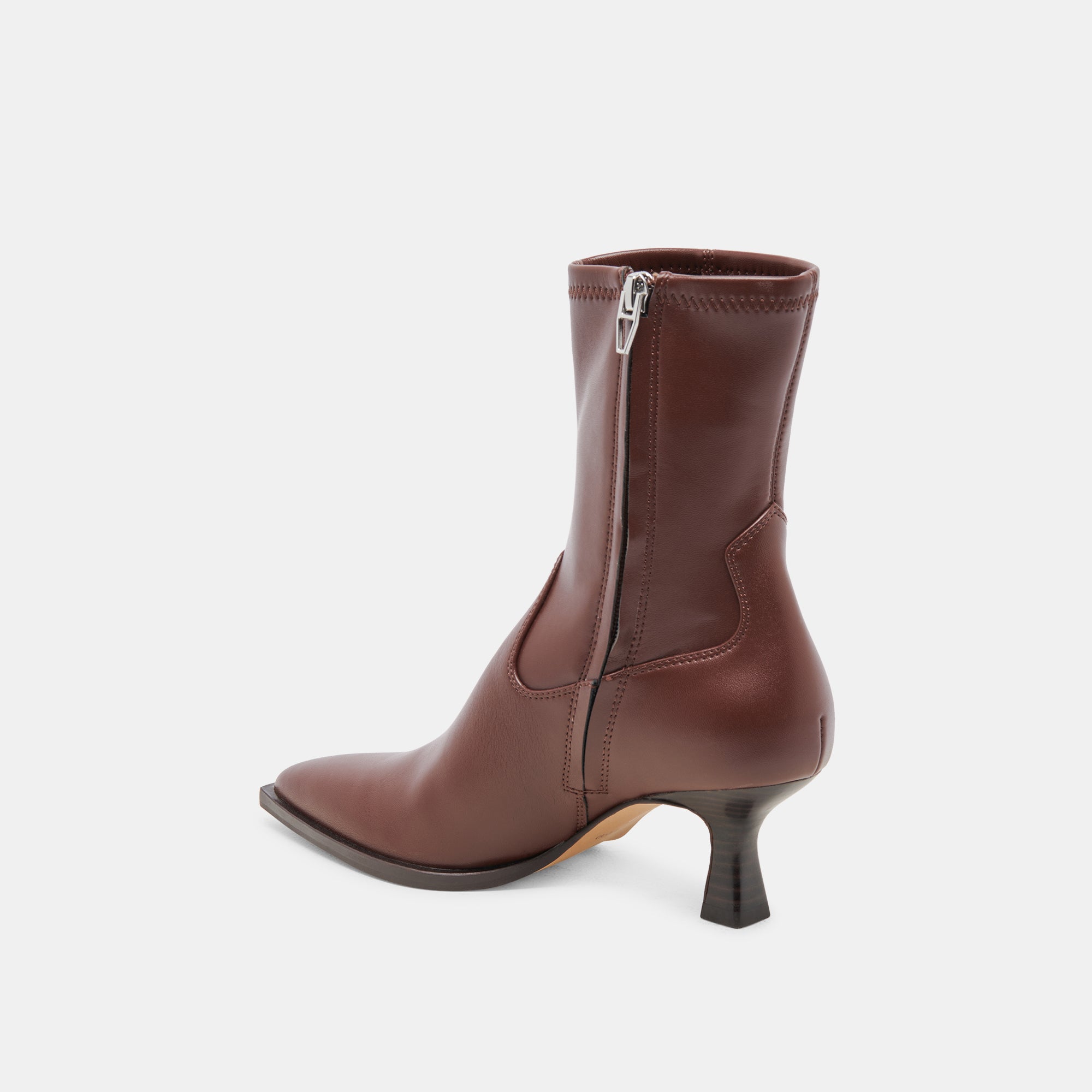 ARYA WIDE CALF BOOTS CHOCOLATE LEATHER - Image 5