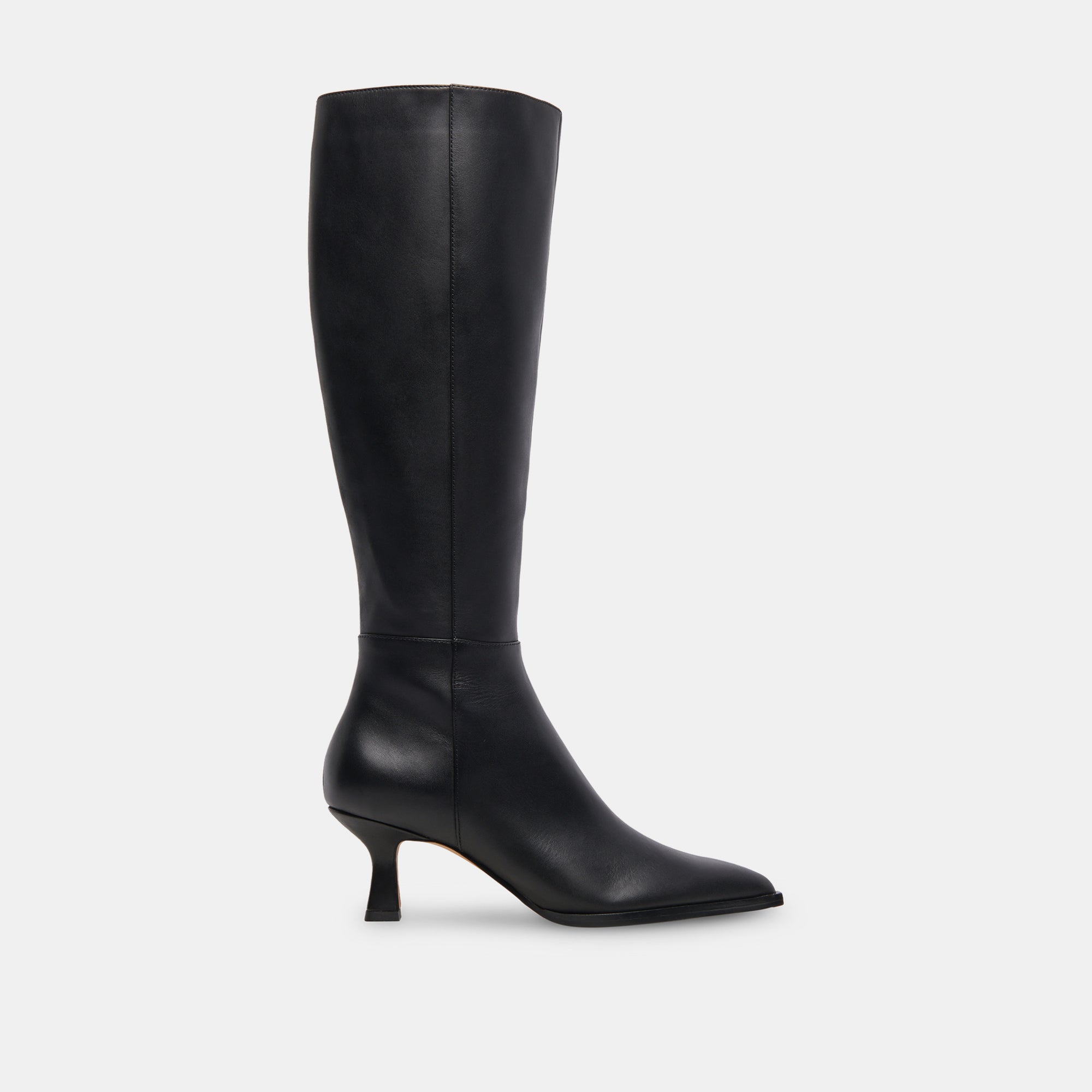 AUGGIE NARROW CALF BOOTS BLACK LEATHER