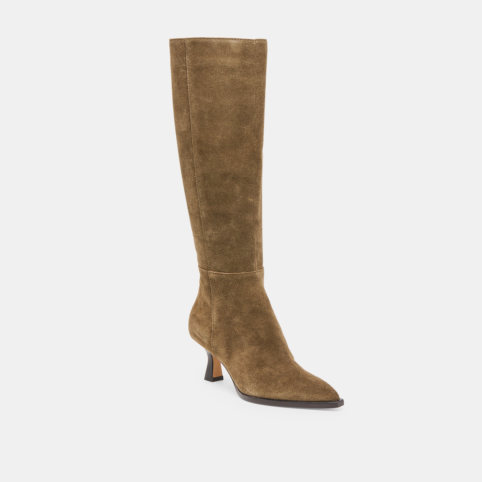 AUGGIE WIDE CALF BOOTS OLIVE SUEDE - Image 2