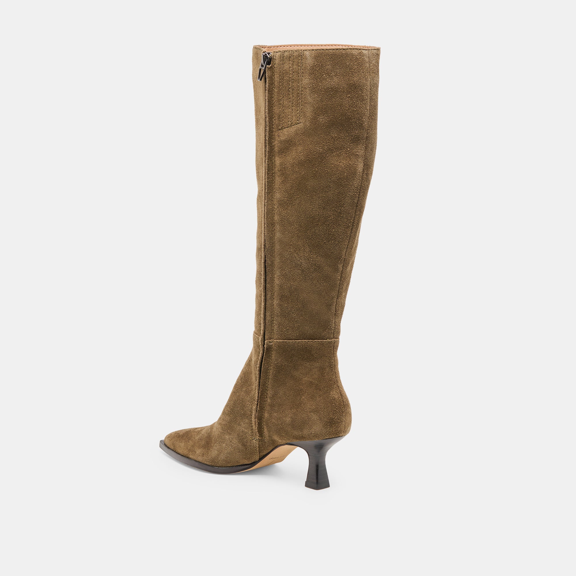 AUGGIE WIDE CALF BOOTS OLIVE SUEDE - Image 5