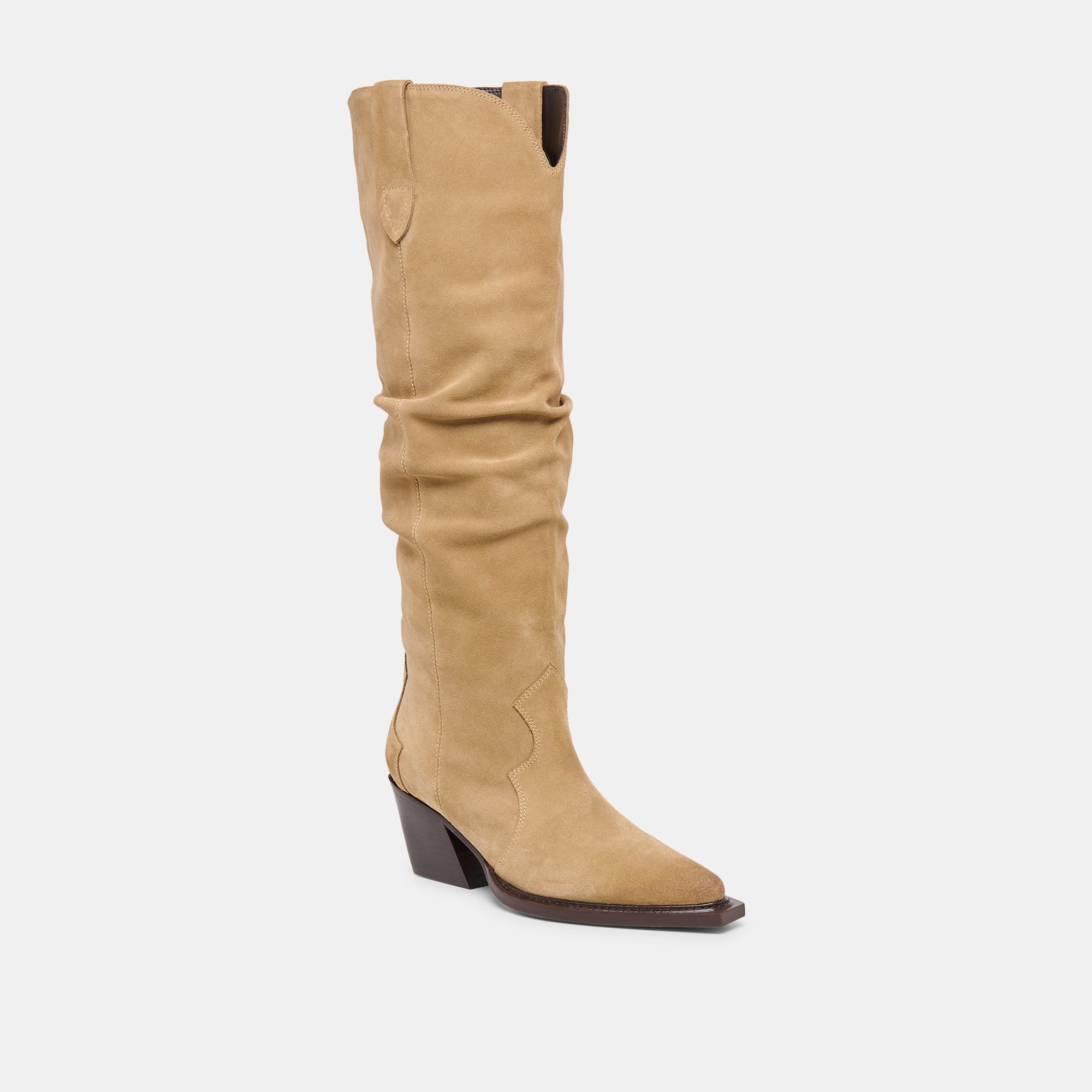 BUCKLY BOOTS CAMEL SUEDE - Image 3