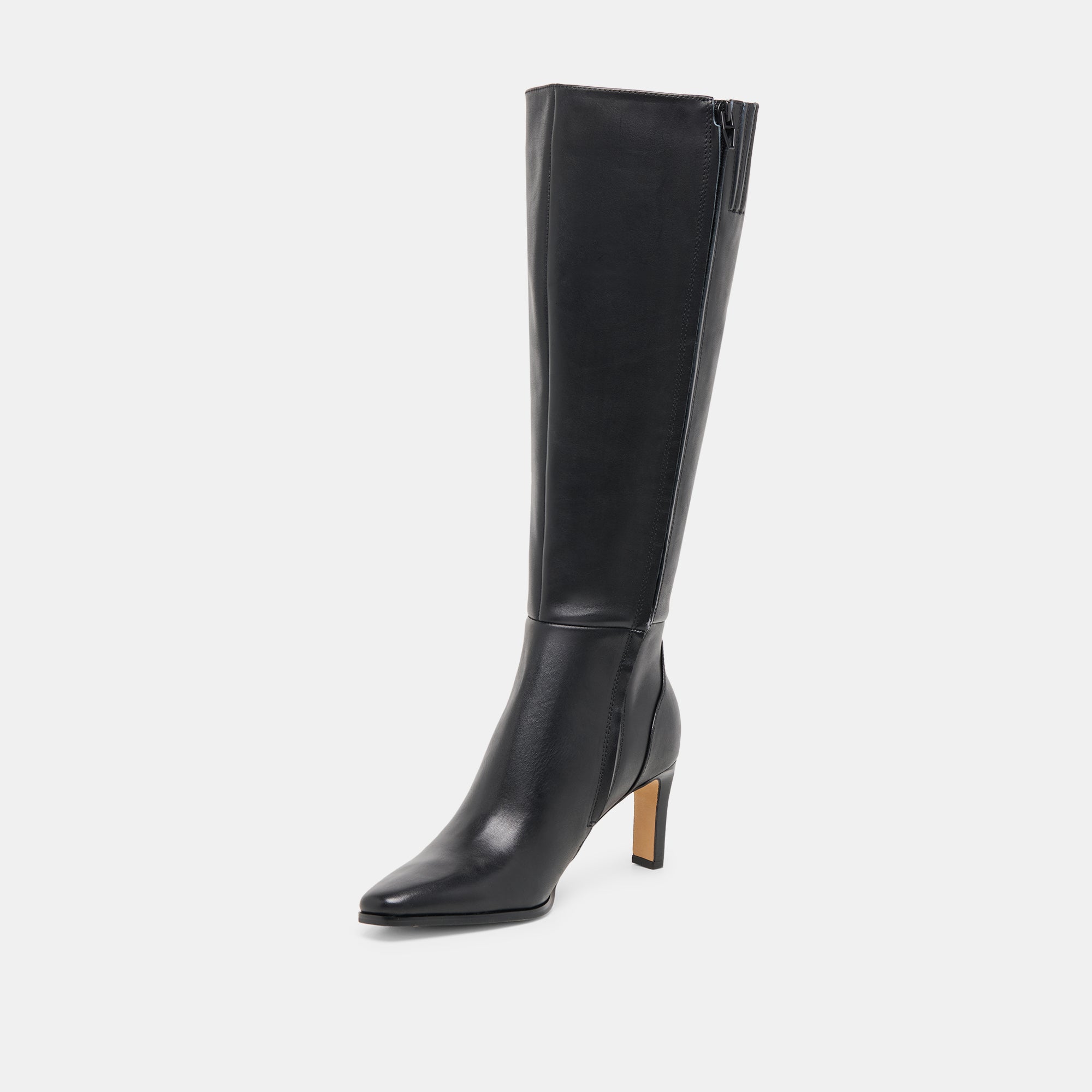 EMMI WIDE CALF BOOTS BLACK LEATHER - Image 11