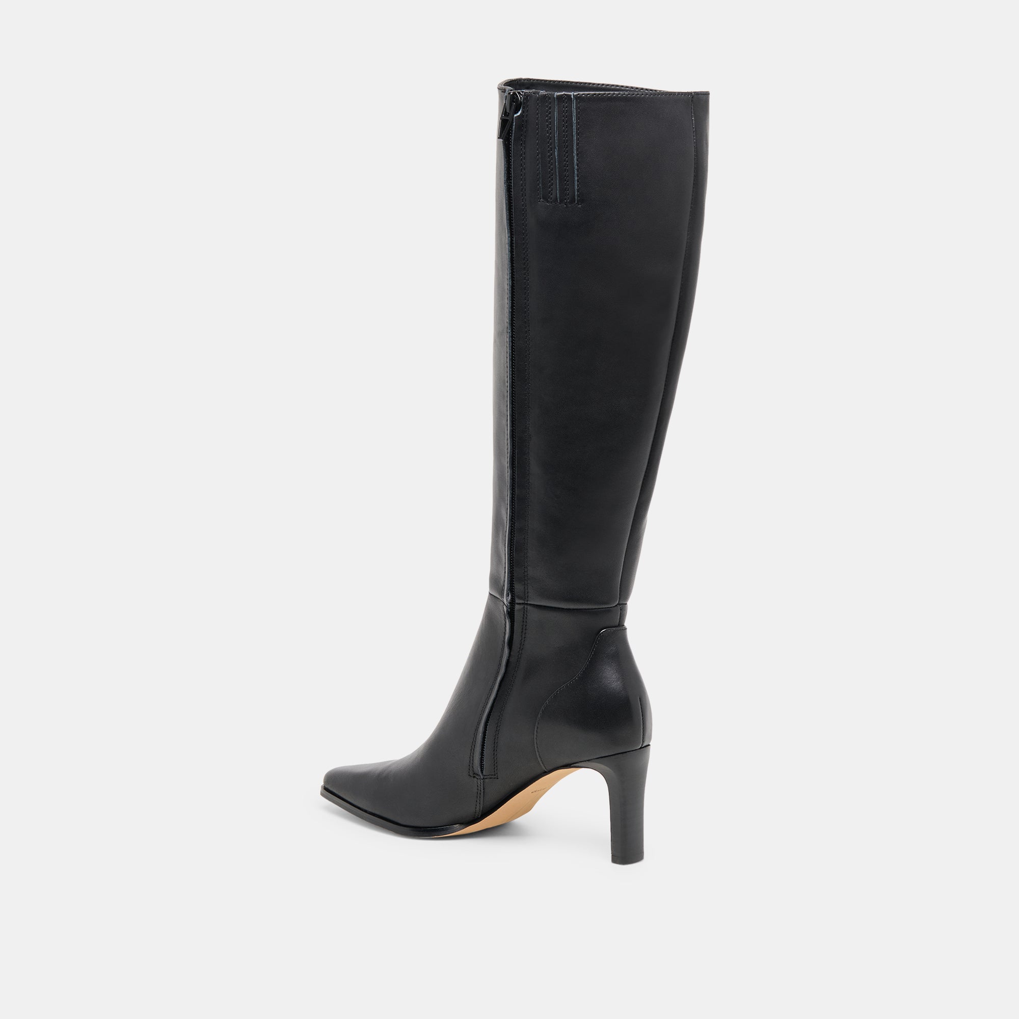 EMMI WIDE CALF BOOTS BLACK LEATHER - Image 10