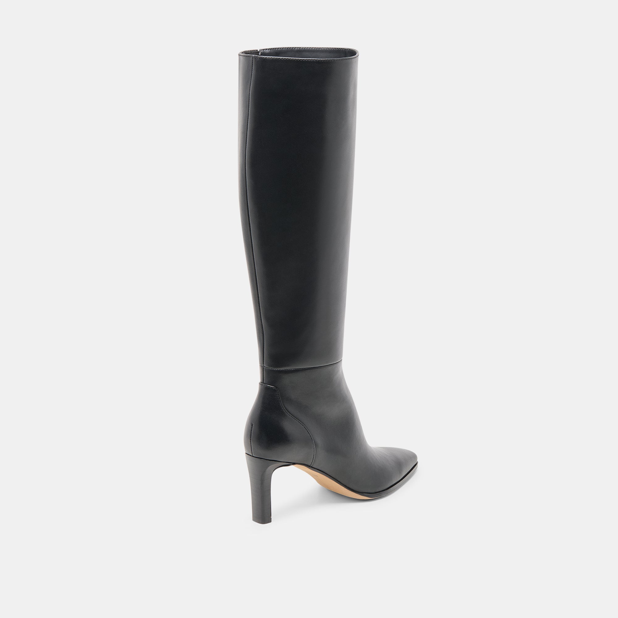 EMMI WIDE CALF BOOTS BLACK LEATHER - Image 4