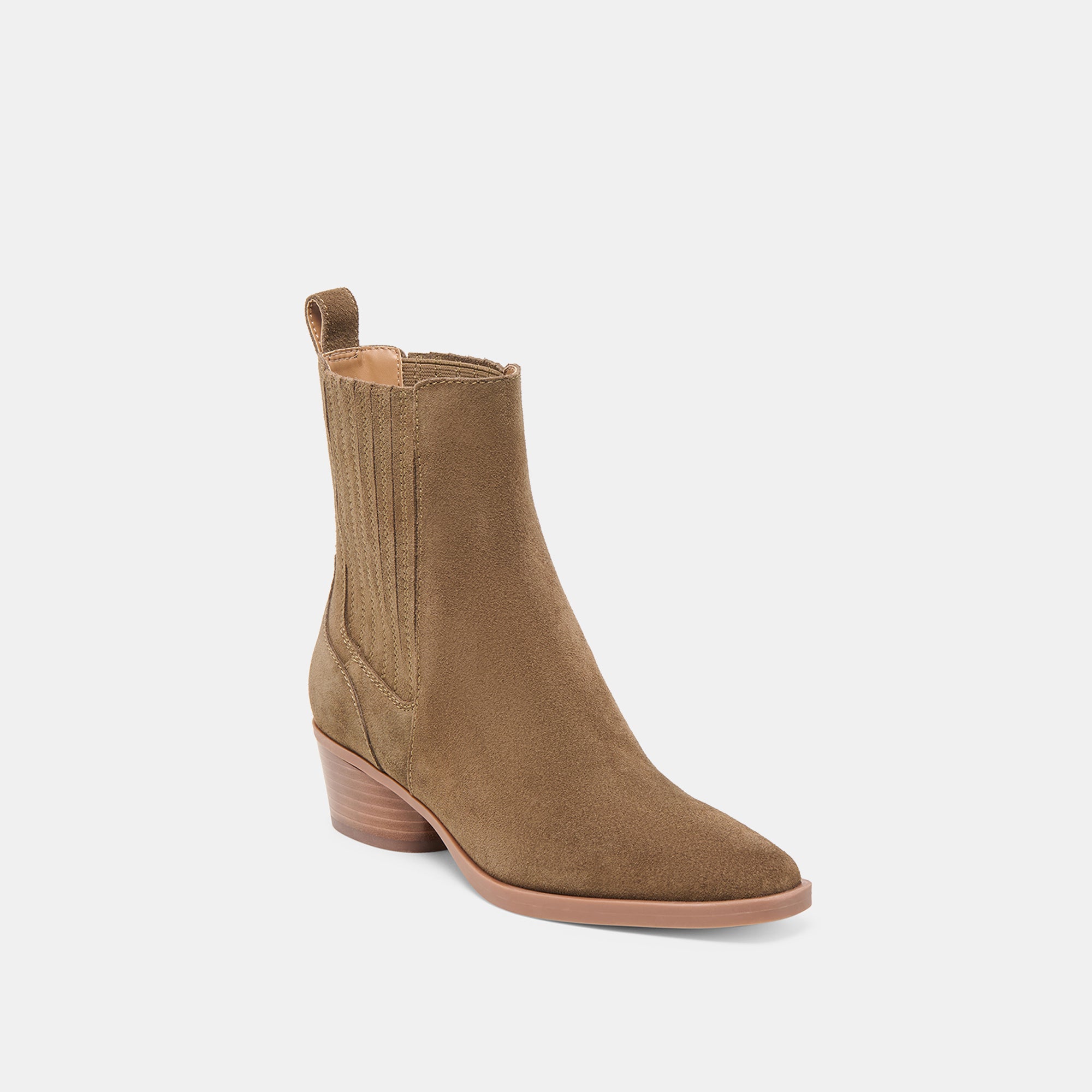 FAINT H2O BOOTIES OLIVE SUEDE - Image 2