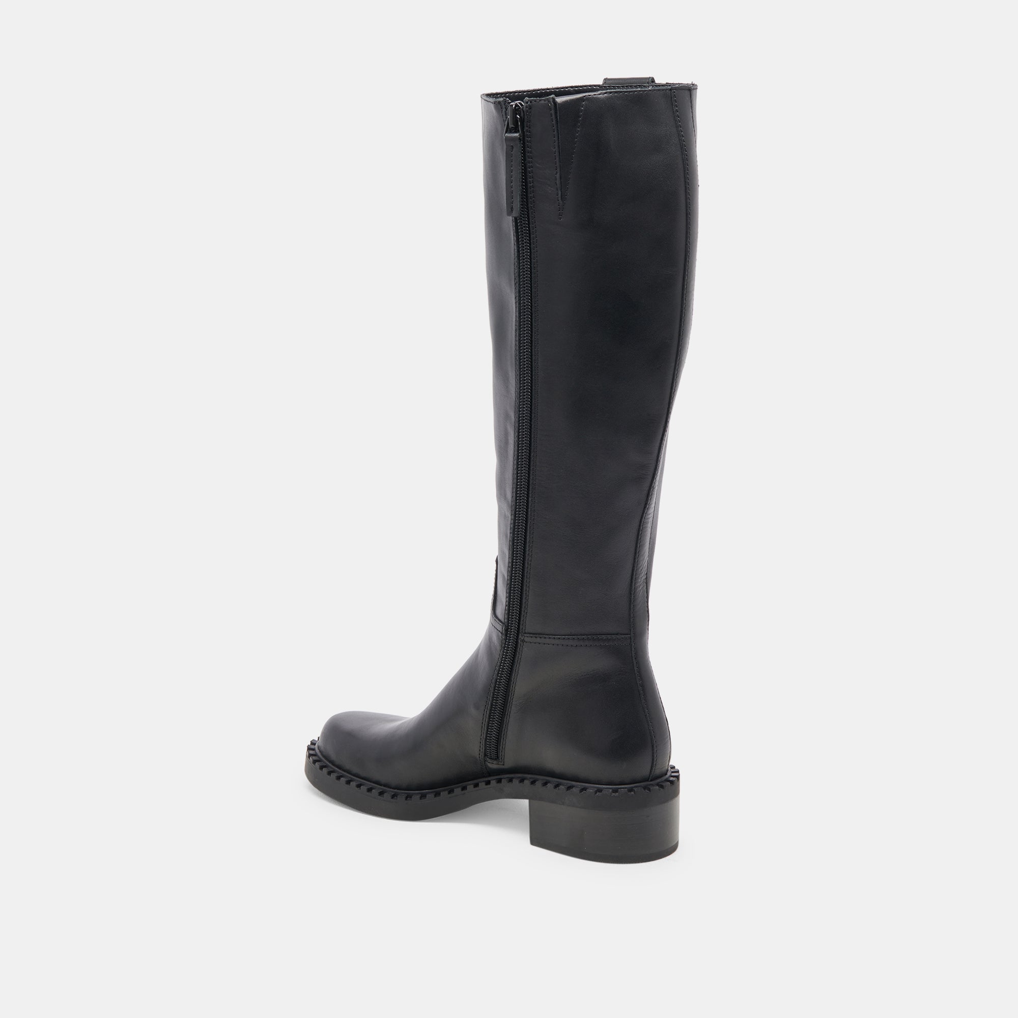 GLORY H2O WIDE CALF BOOTS BLACK LEATHER - Image 8