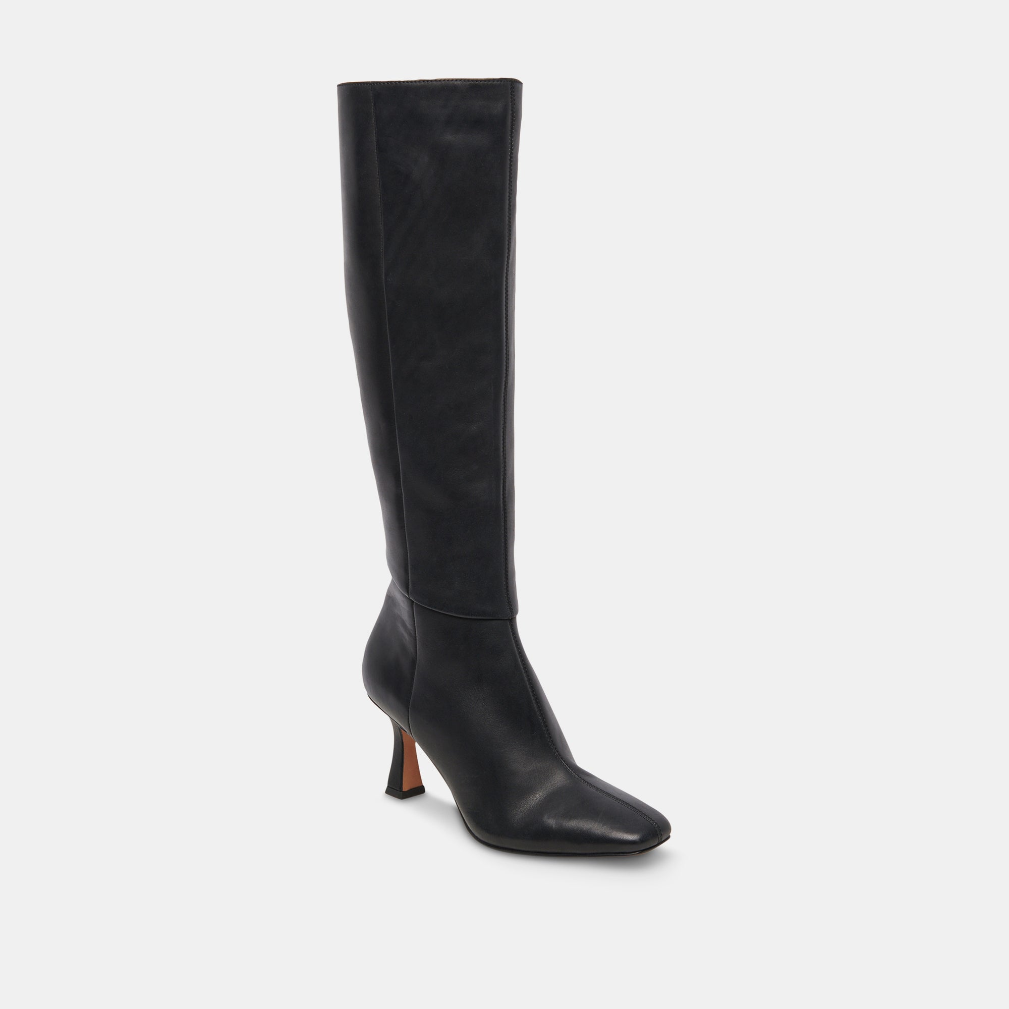 GYRA WIDE CALF BOOTS BLACK LEATHER - Image 3