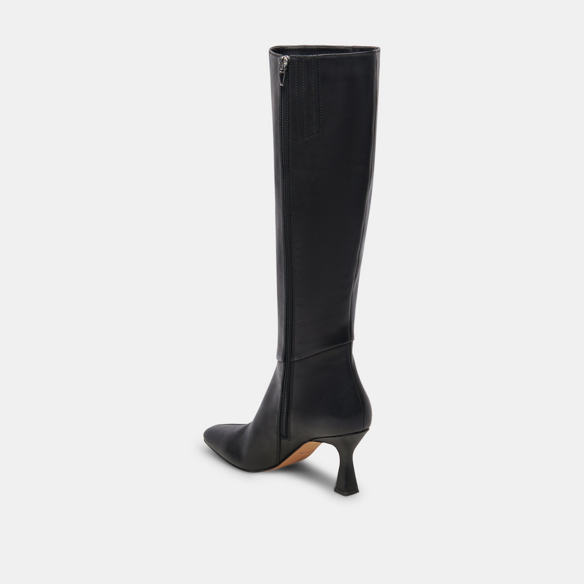 GYRA WIDE CALF BOOTS BLACK LEATHER - Image 15