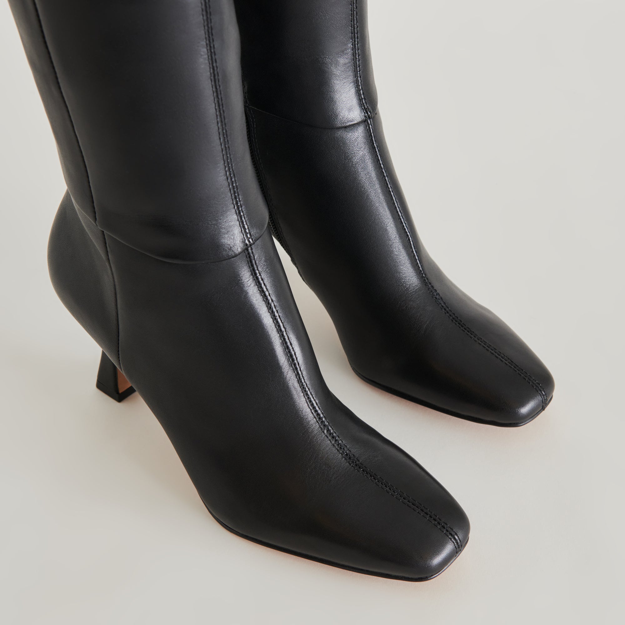 GYRA WIDE CALF BOOTS BLACK LEATHER - Image 18