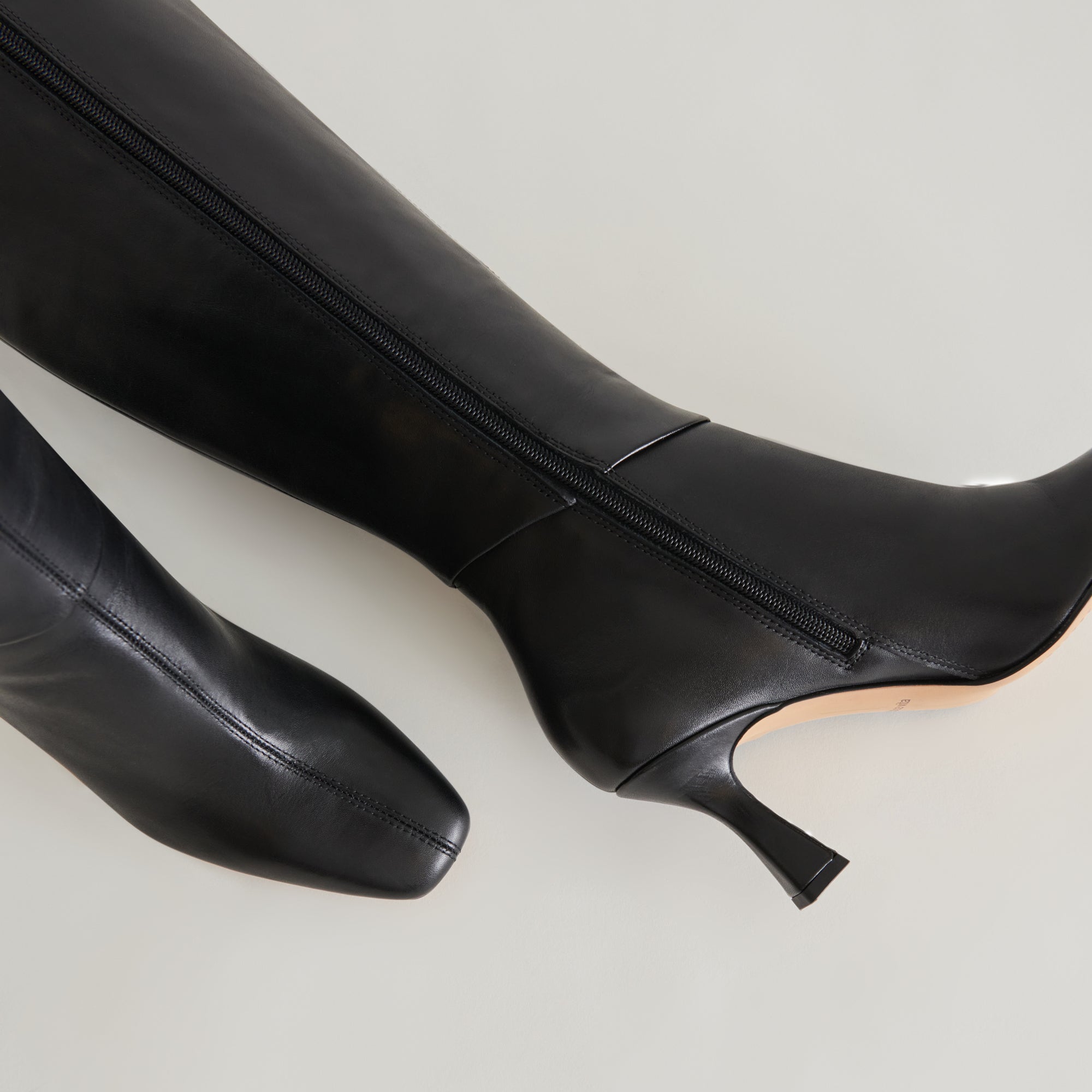 GYRA WIDE CALF BOOTS BLACK LEATHER - Image 16