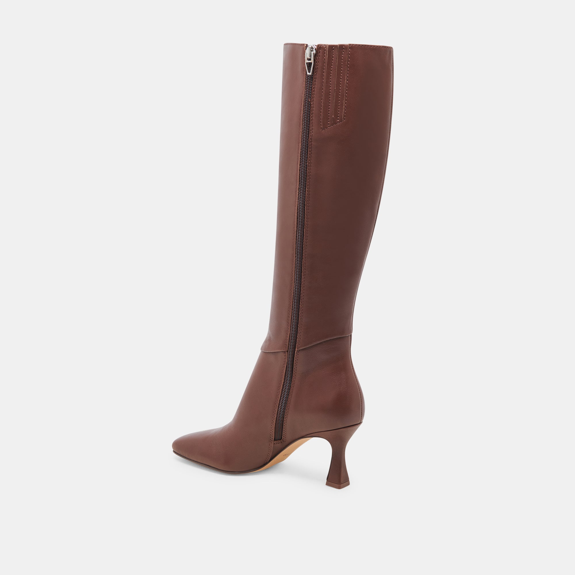 GYRA WIDE CALF BOOTS CHOCOLATE LEATHER - Image 8