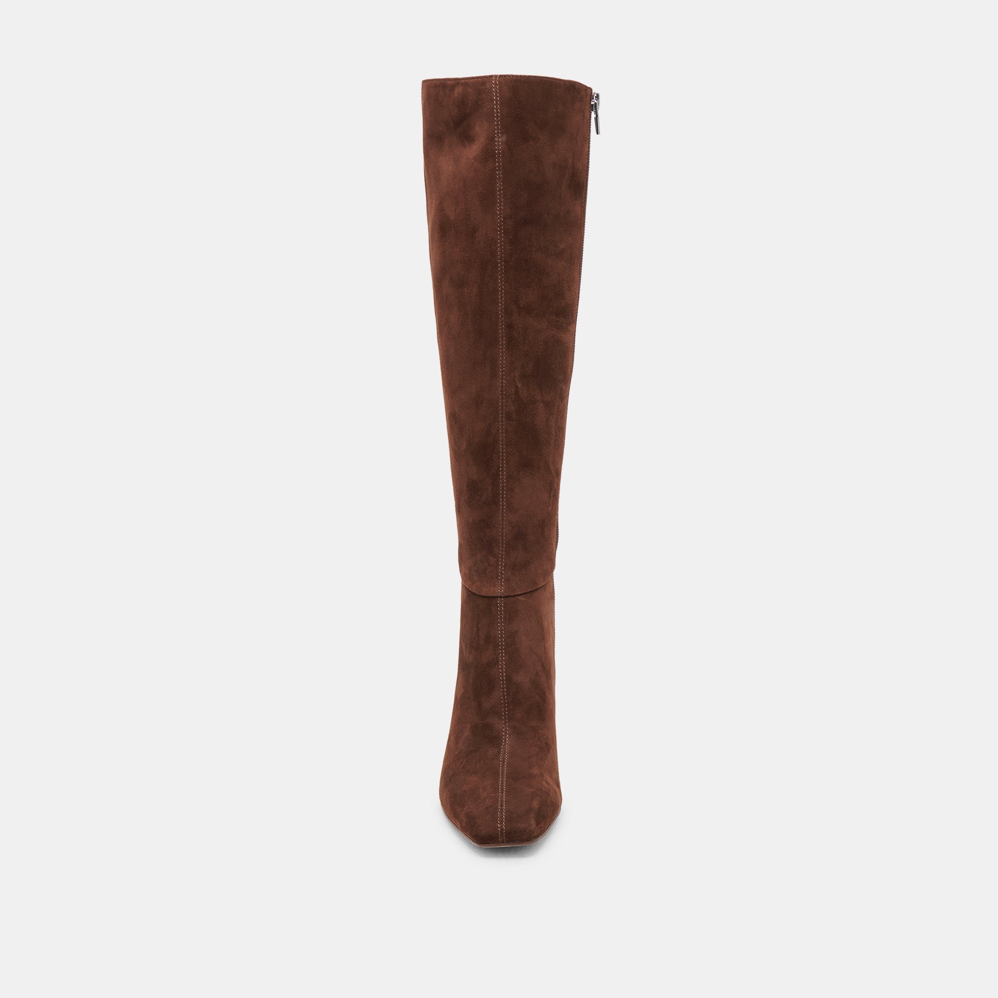 GYRA WIDE CALF BOOTS DK BROWN SUEDE - Image 11