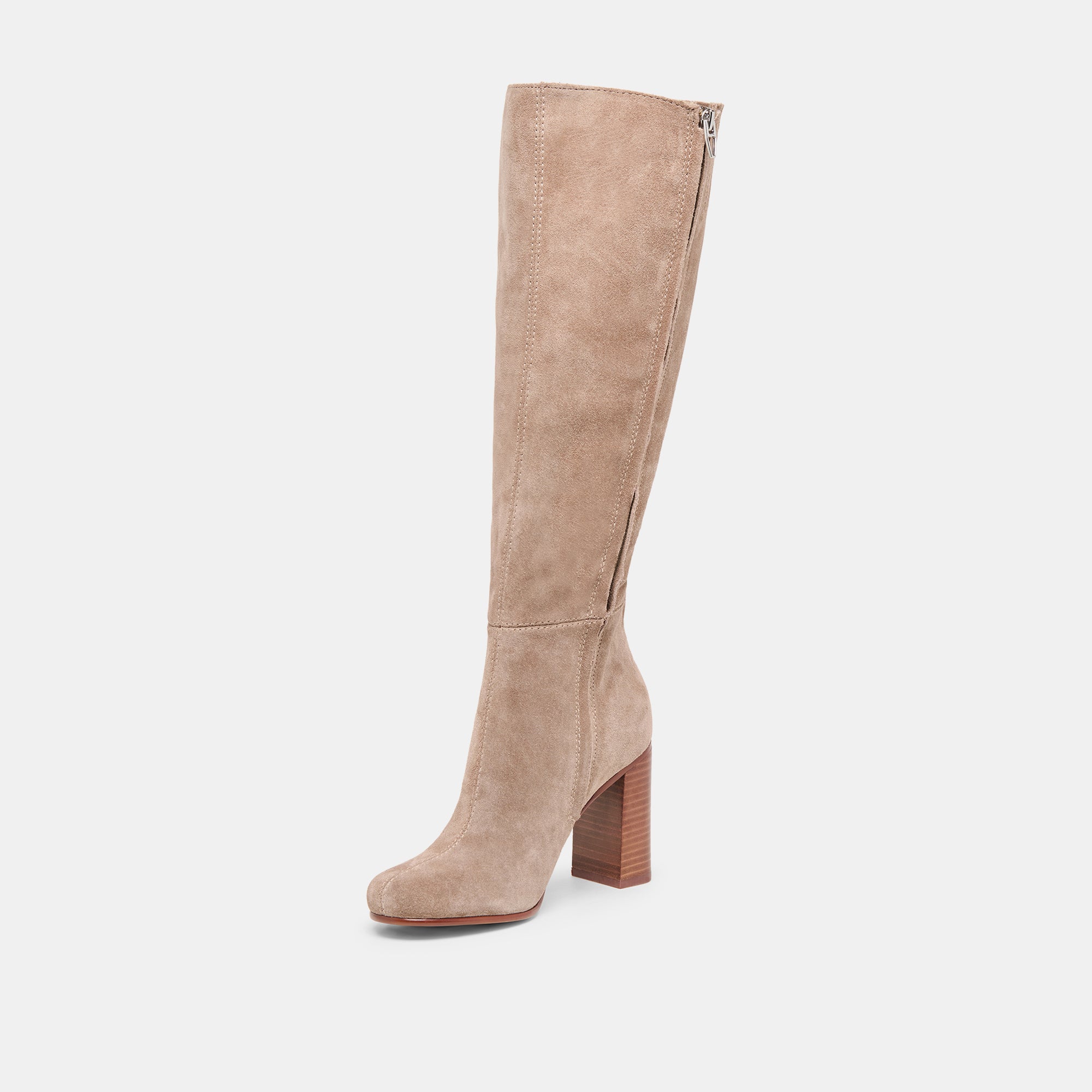 HUDSIN WIDE CALF BOOTS BARLEY SUEDE - Image 5