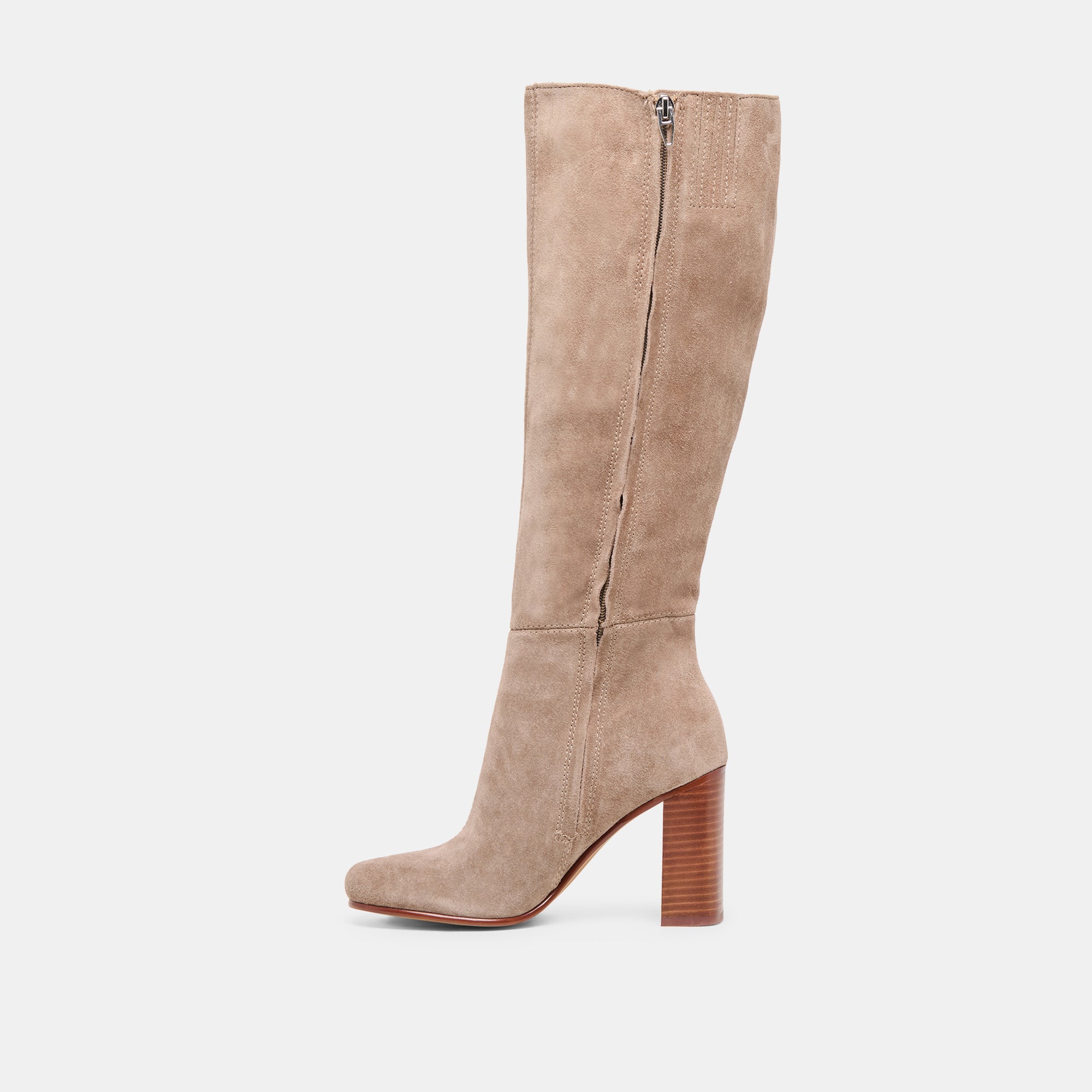 HUDSIN WIDE CALF BOOTS BARLEY SUEDE - Image 7