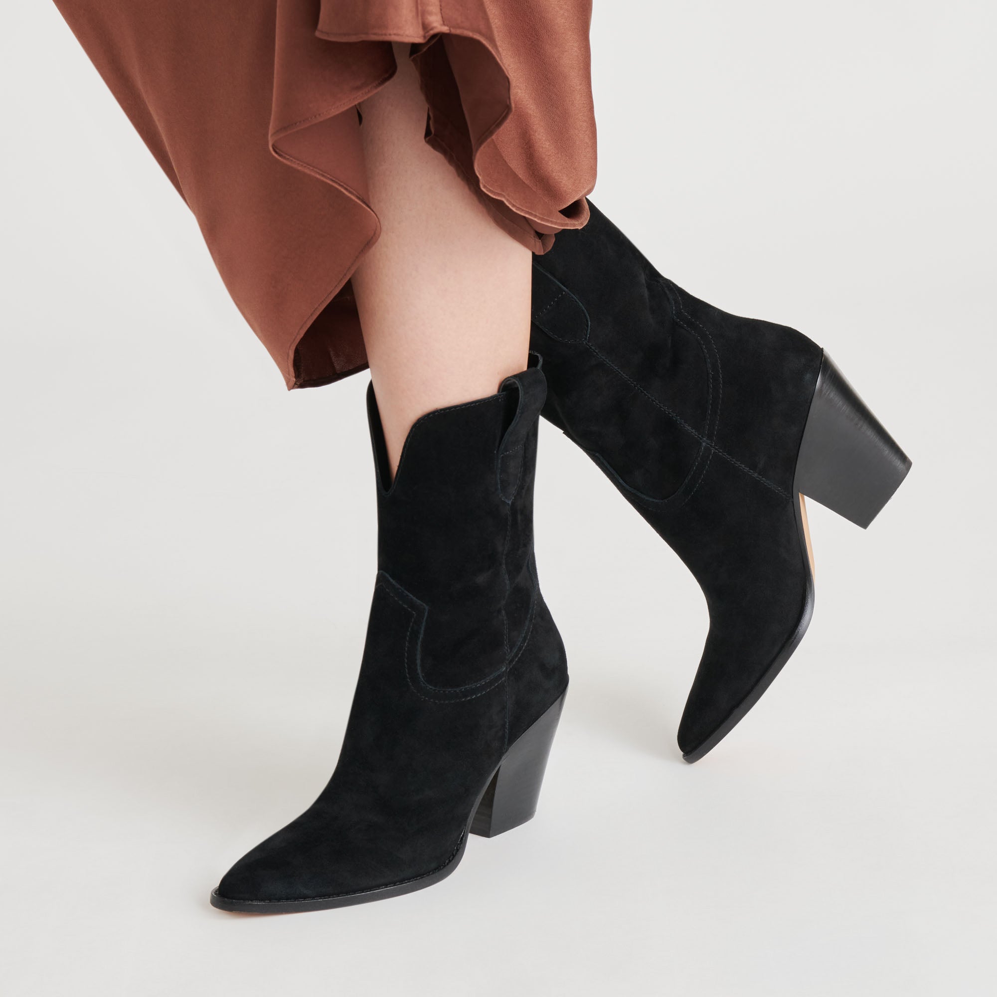 JESSEY BOOTS ONYX SUEDE - Image 2