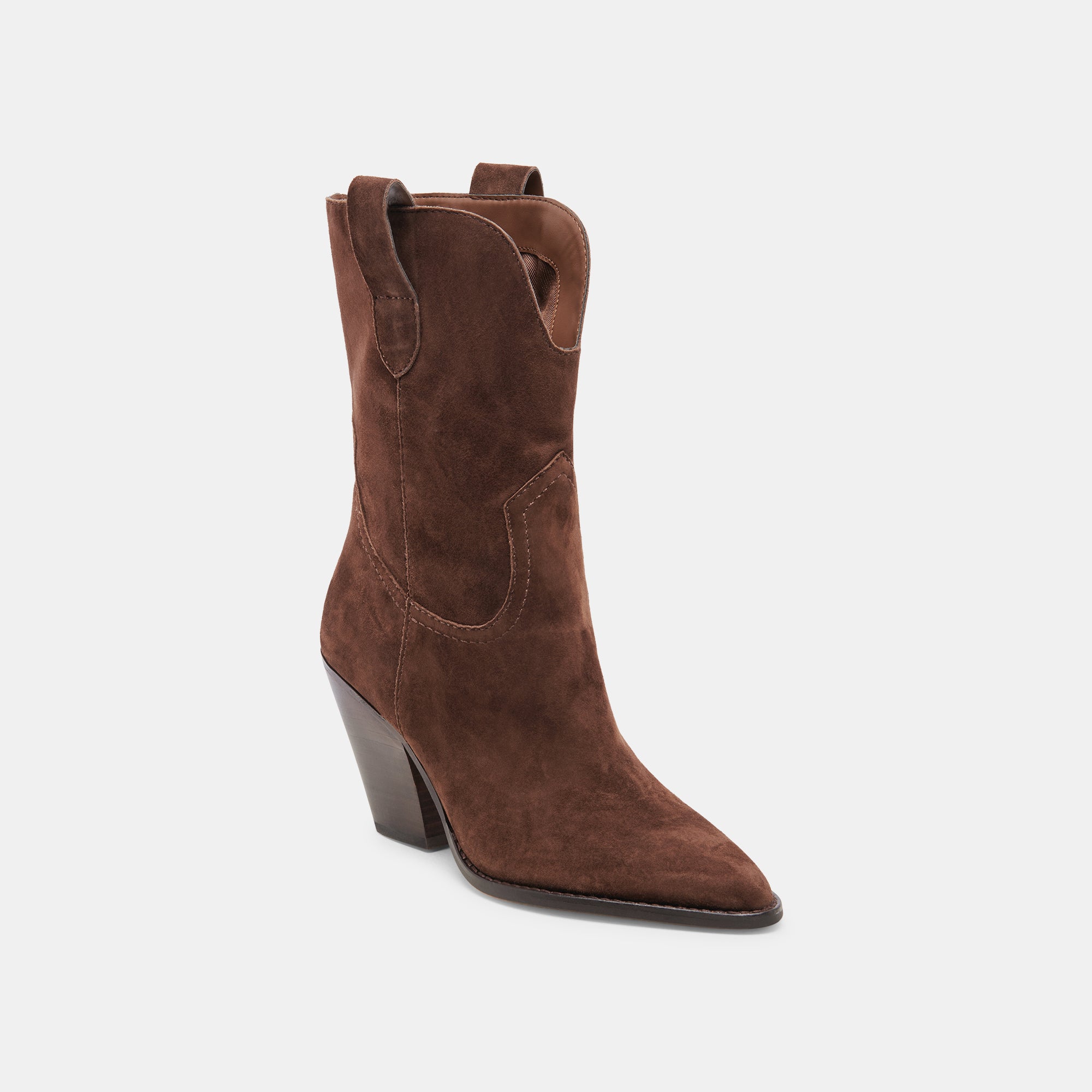 JESSEY BOOTS DK BROWN SUEDE - Image 2