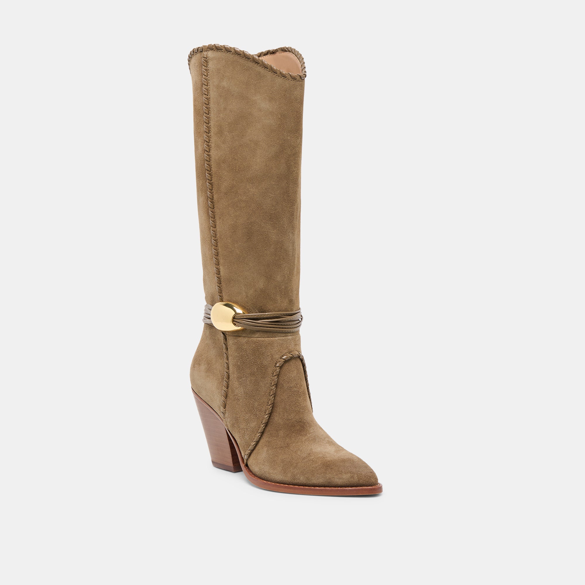 JODY BOOTS OLIVE SUEDE - Image 3
