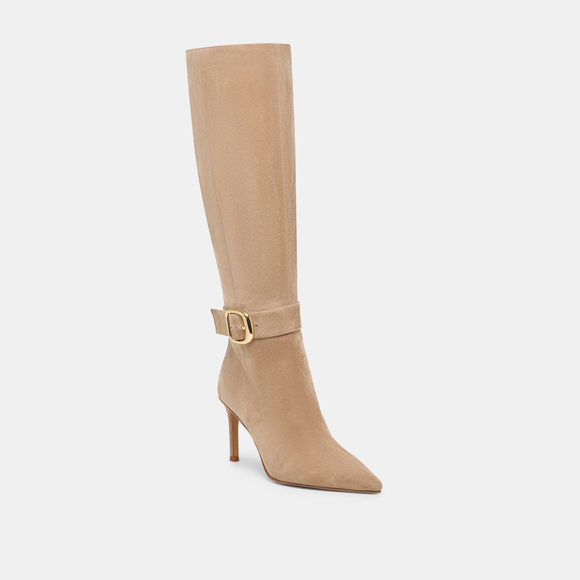 KINZY BOOTS CAMEL SUEDE - Image 3