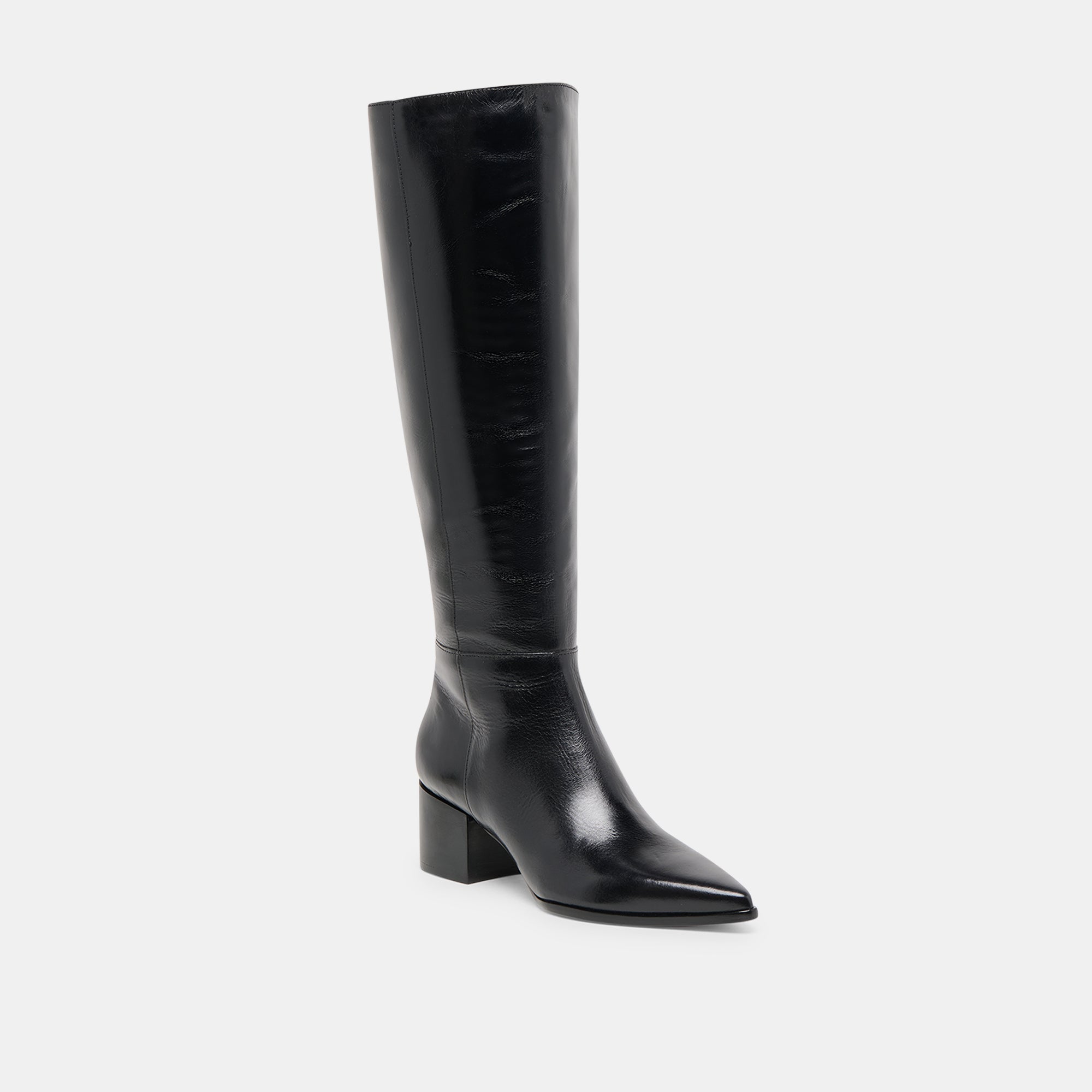 KIRSON WIDE CALF BOOTS BLACK LEATHER - Image 2