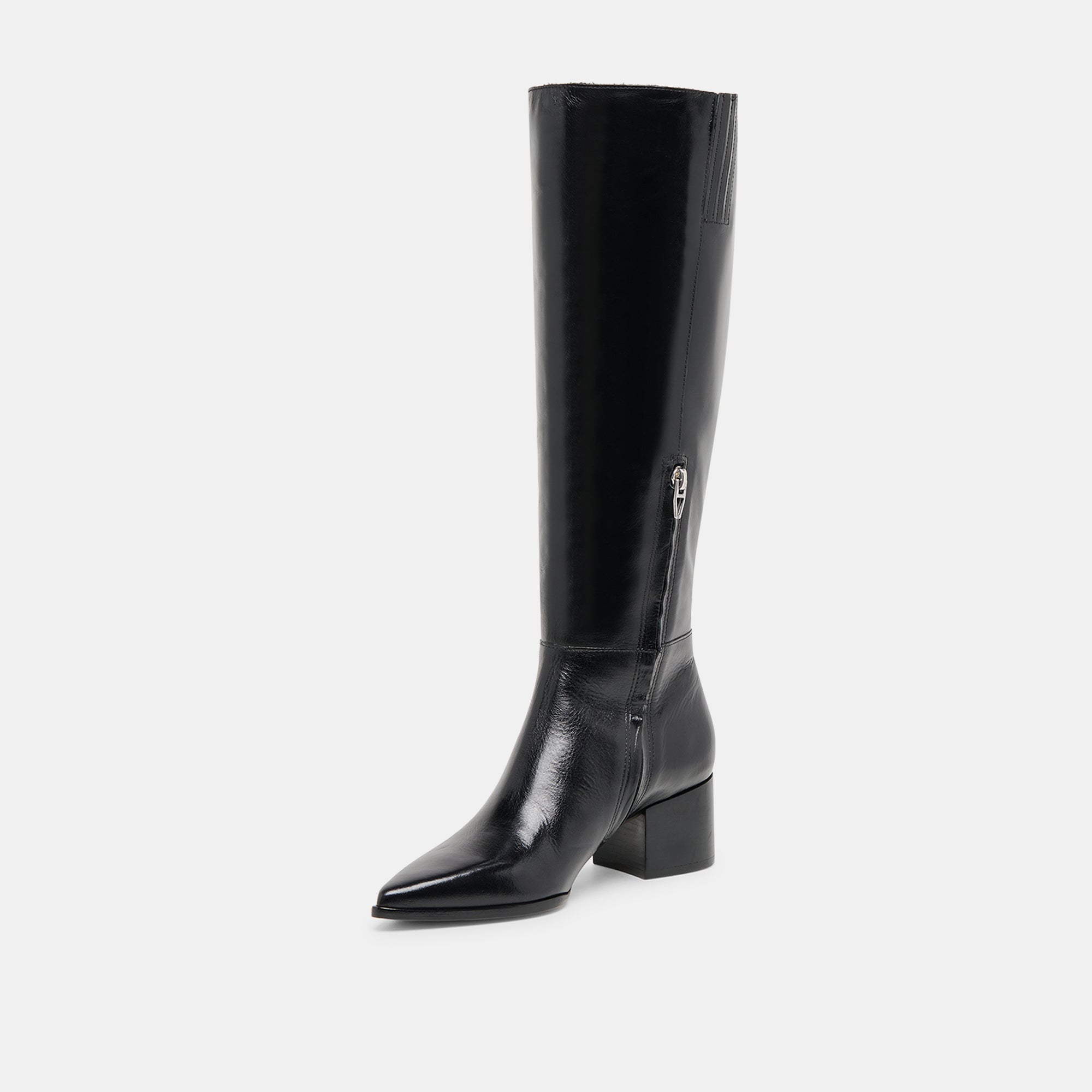 KIRSON WIDE CALF BOOTS BLACK LEATHER - Image 4
