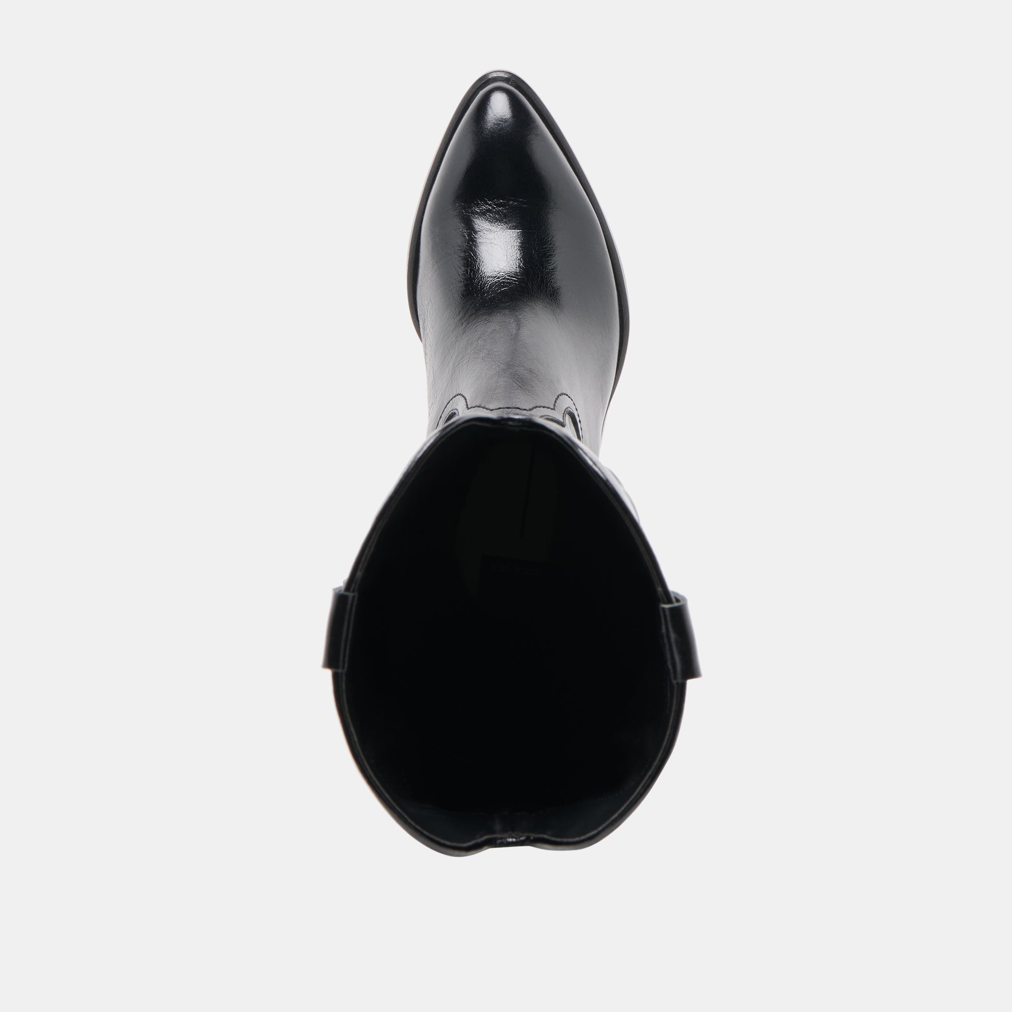 MIRLA WIDE CALF BOOTS BLACK LEATHER - Image 10
