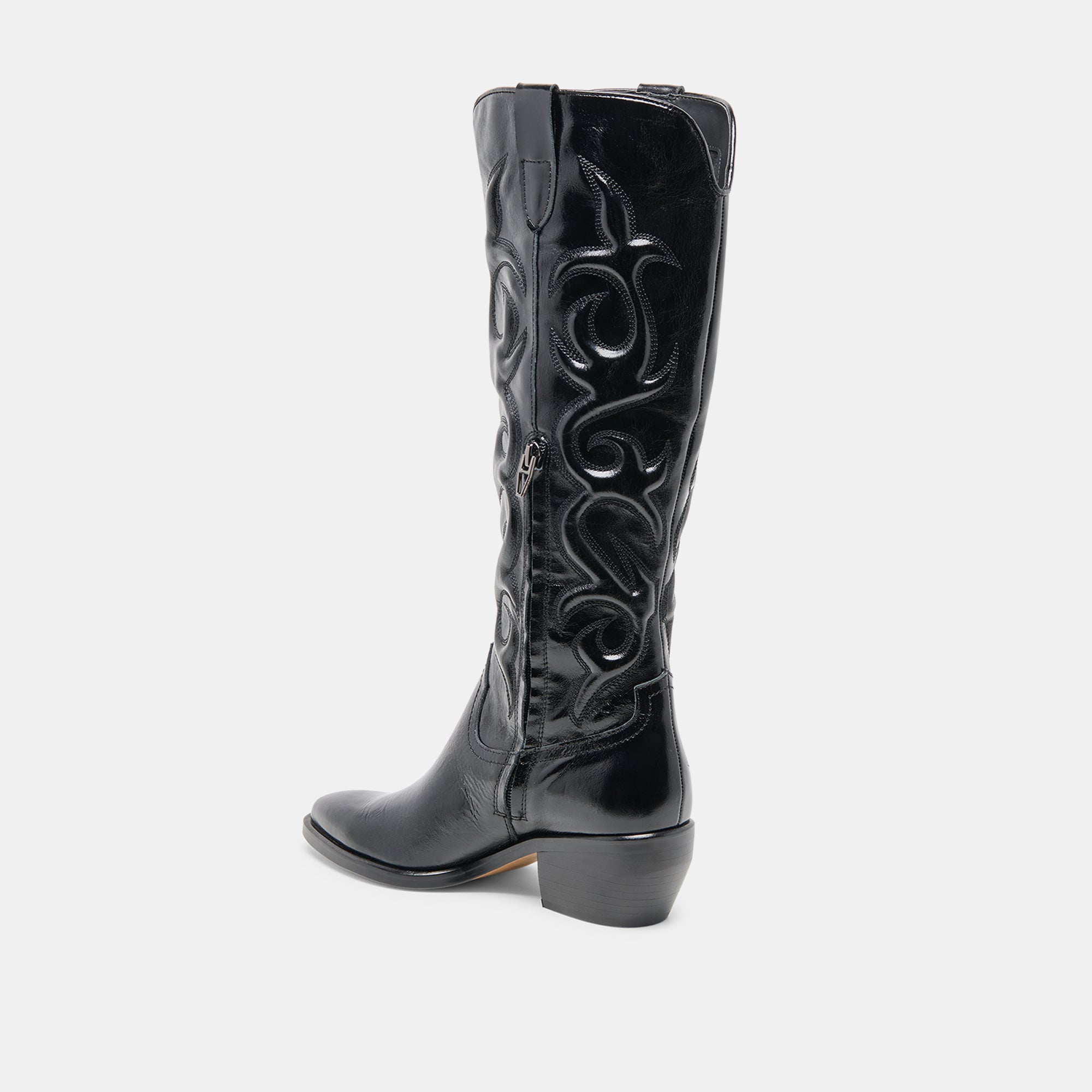 MIRLA BOOTS BLACK LEATHER - Image 8