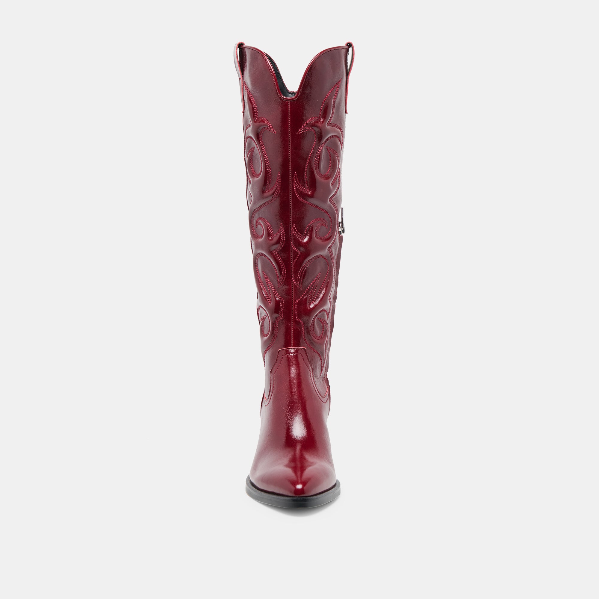 MIRLA WIDE CALF BOOTS OXBLOOD LEATHER - Image 7