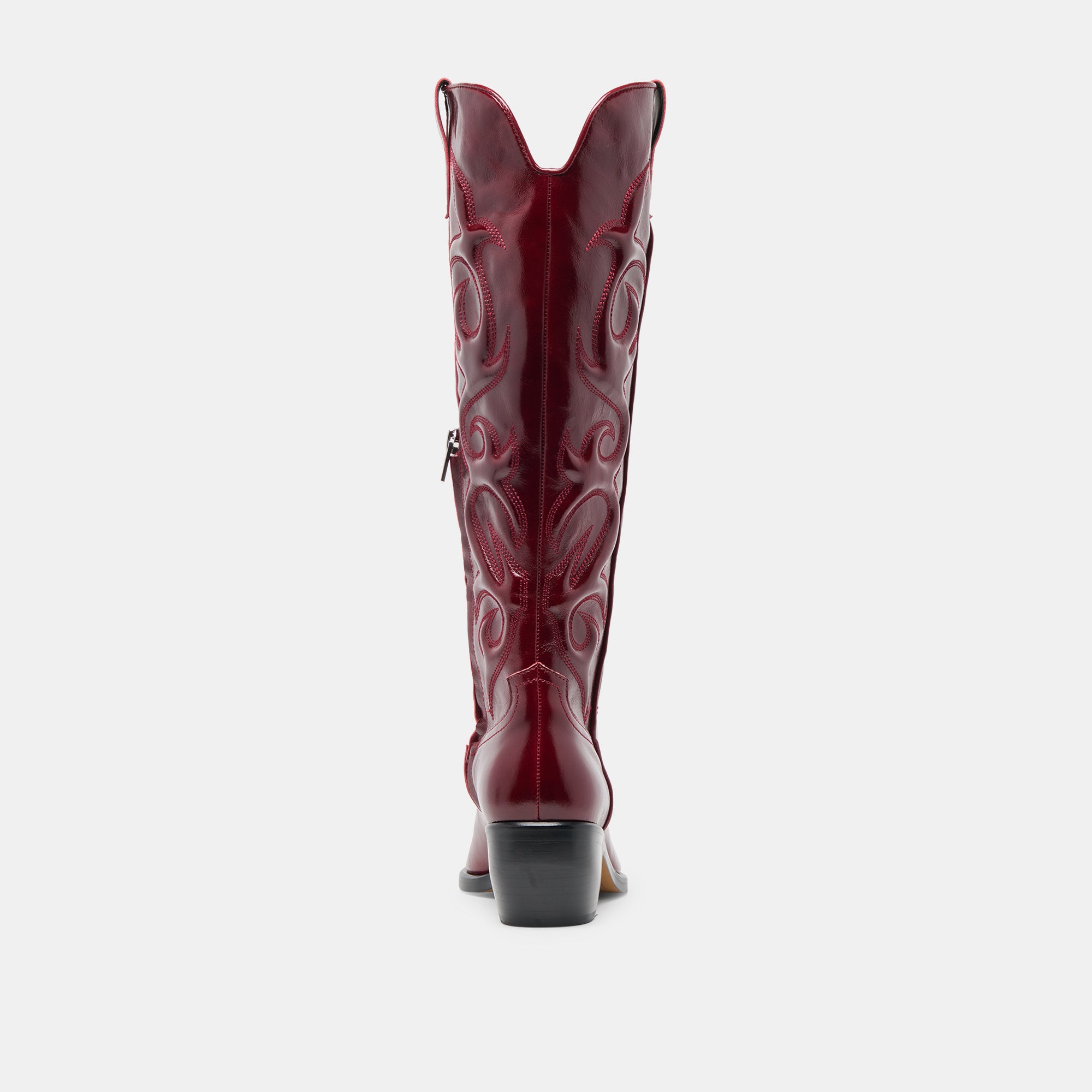 MIRLA WIDE CALF BOOTS OXBLOOD LEATHER - Image 8