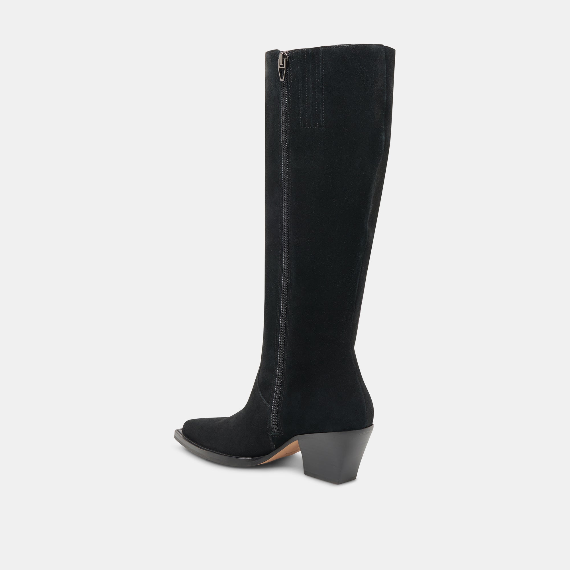 RAJ WIDE CALF BOOTS ONYX SUEDE - Image 13