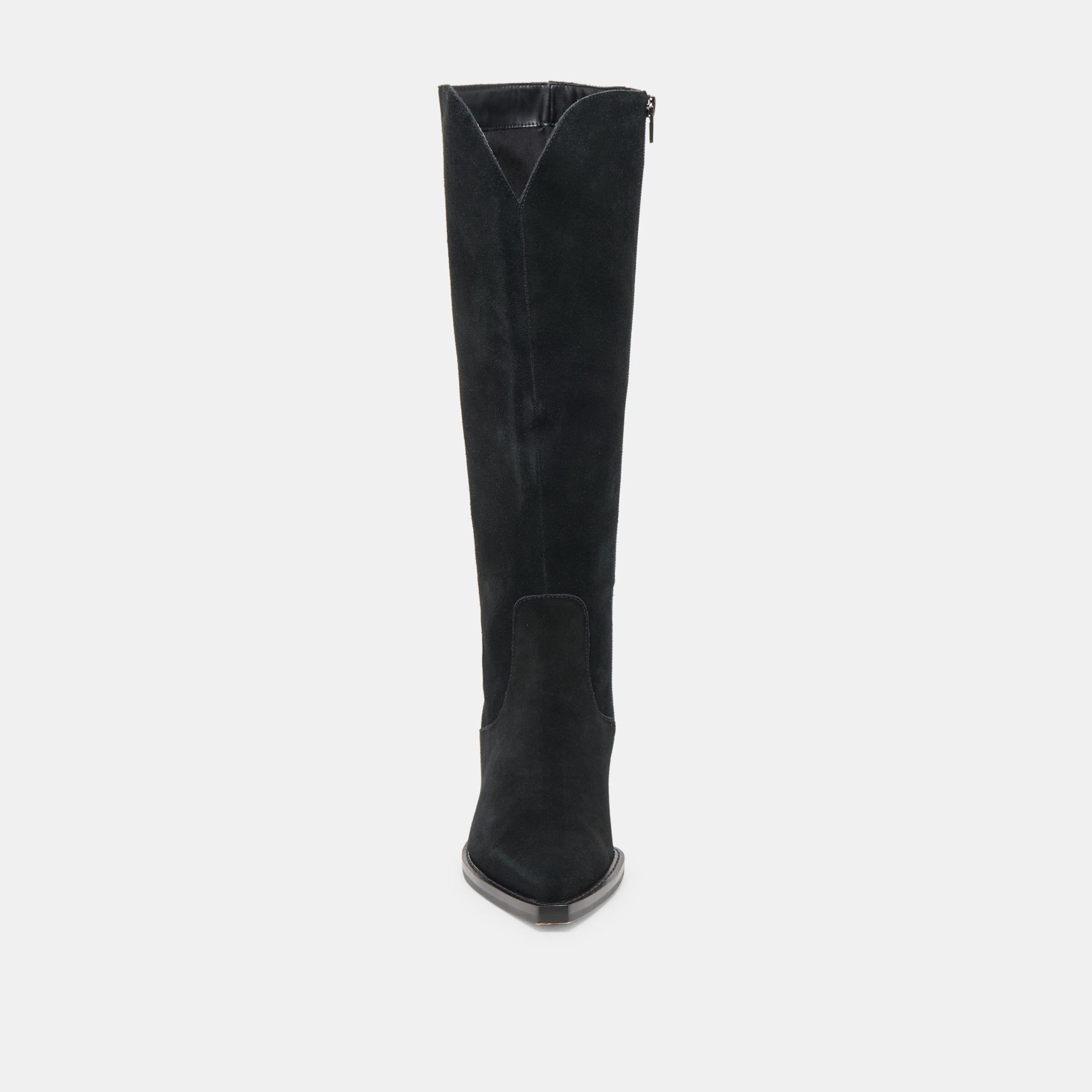 RAJ EXTRA WIDE CALF BOOTS ONYX SUEDE - Image 10