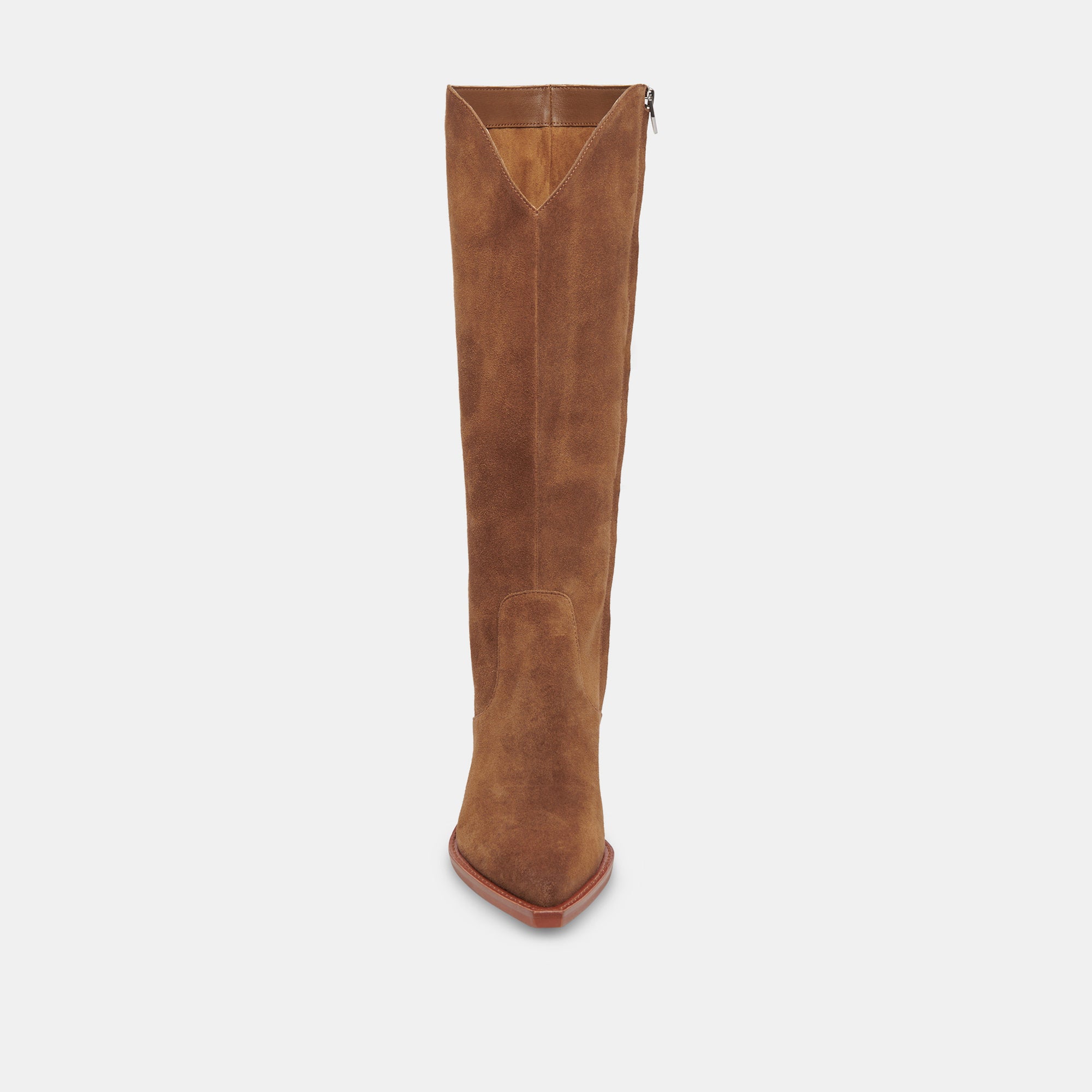 RAJ WIDE CALF BOOTS BROWN SUEDE - Image 8