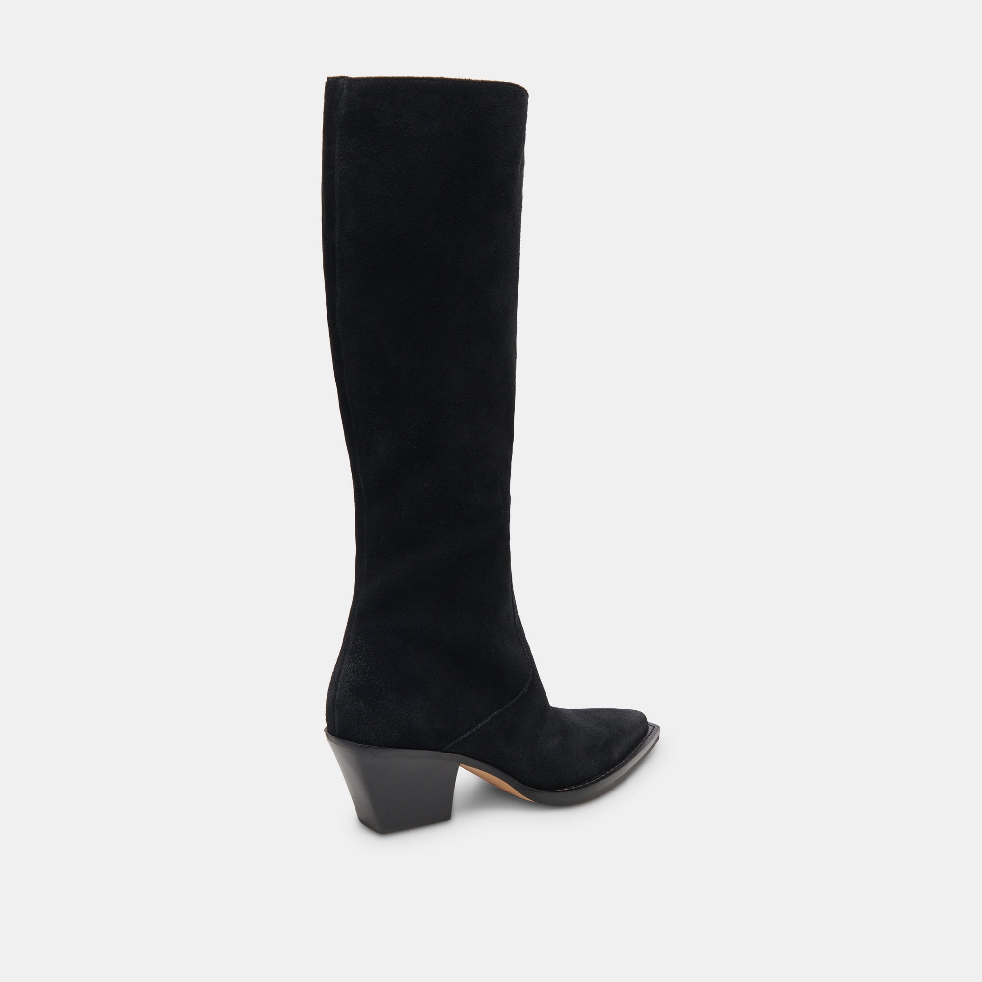 RAJ WIDE CALF BOOTS ONYX SUEDE - Image 12