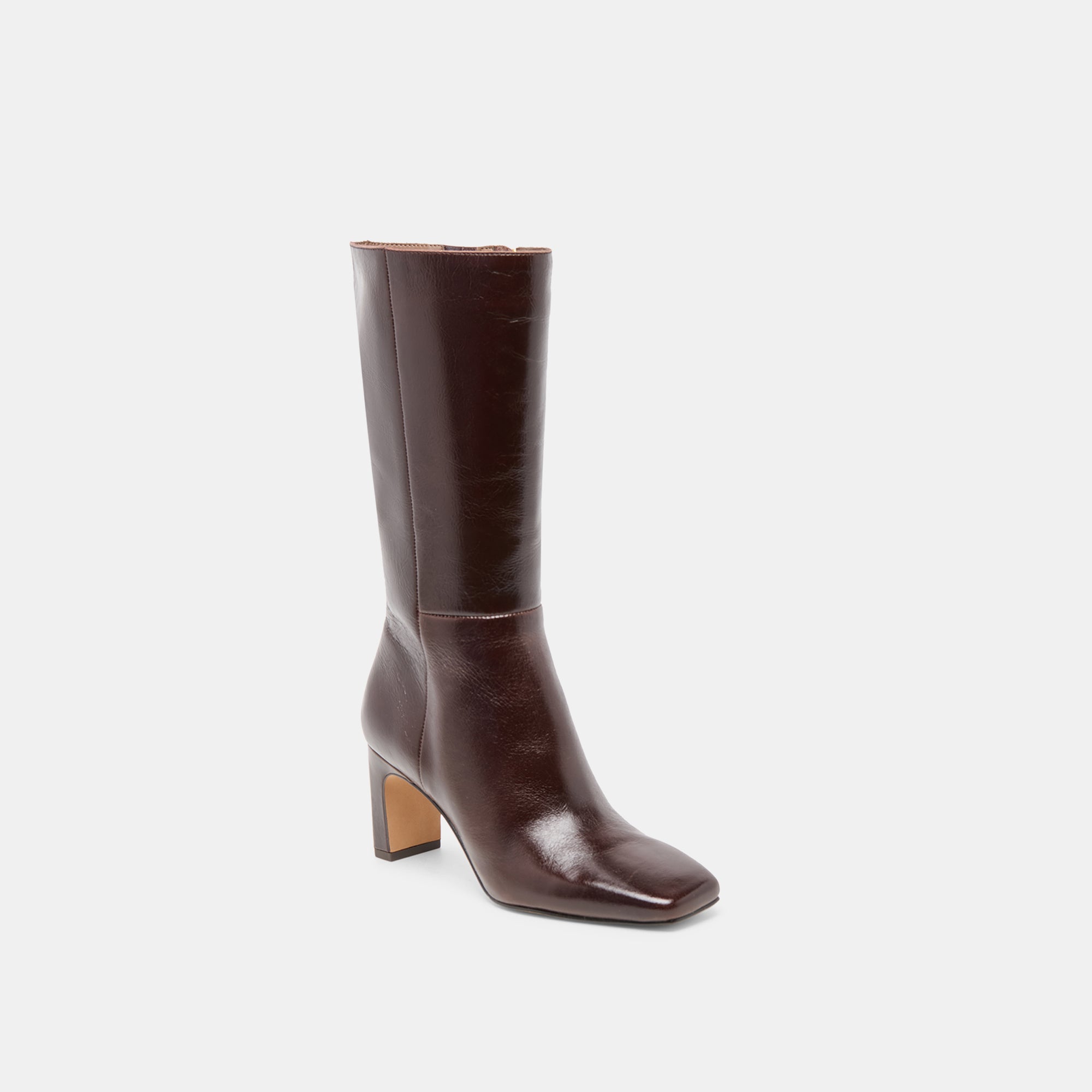 RIGGS WIDE CALF BOOTS CHOCOLATE LEATHER - Image 3
