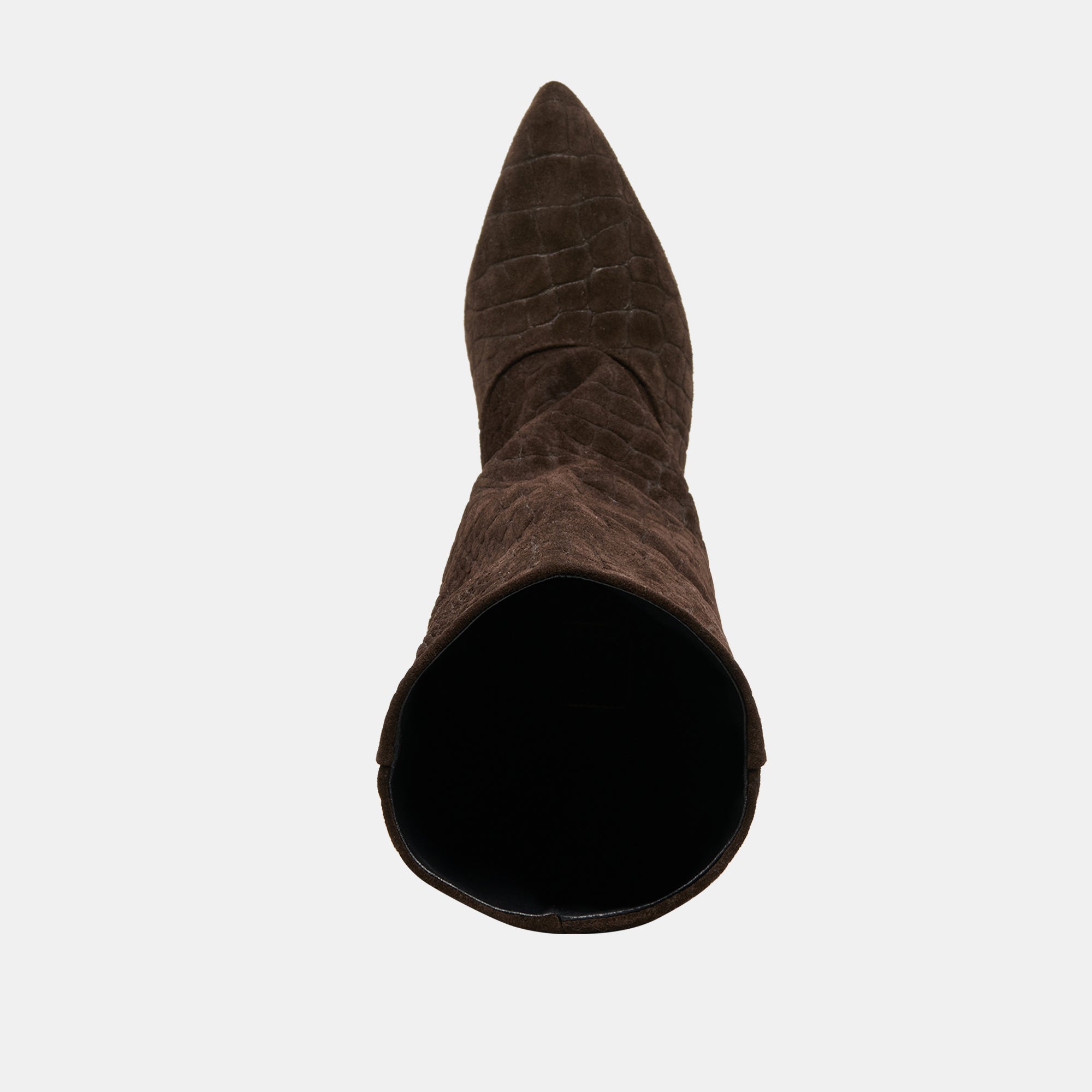 ROXLA BOOTS DK CHOCOLATE CROCO EMBOSSED LEATHER - Image 8