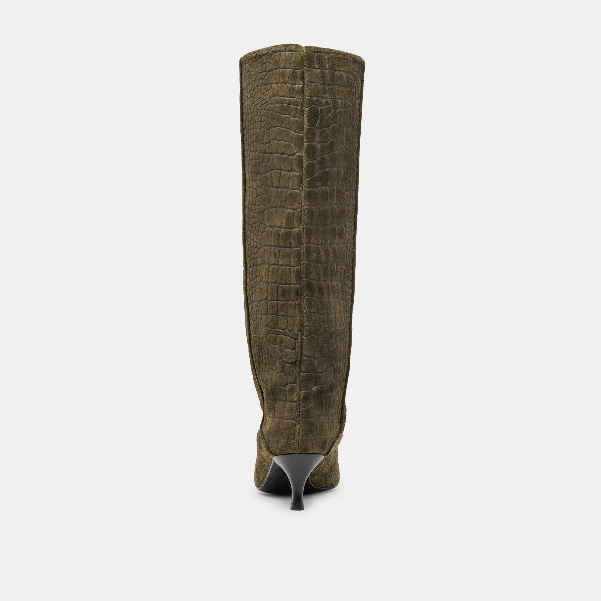 ROXLA BOOTS OLIVE CROCO EMBOSSED LEATHER - Image 10