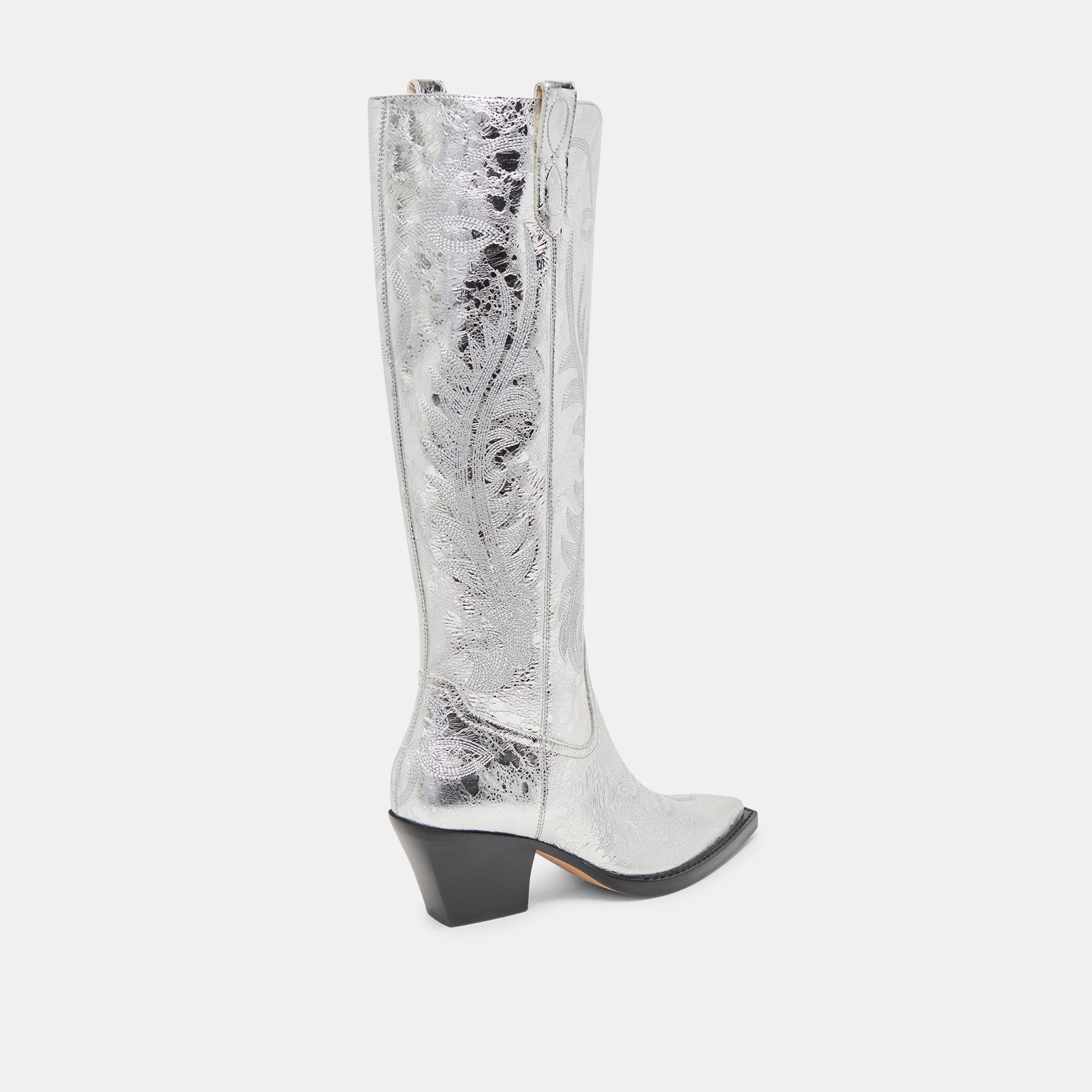 RYATT BOOTS SILVER DISTRESSED LEATHER - Image 5